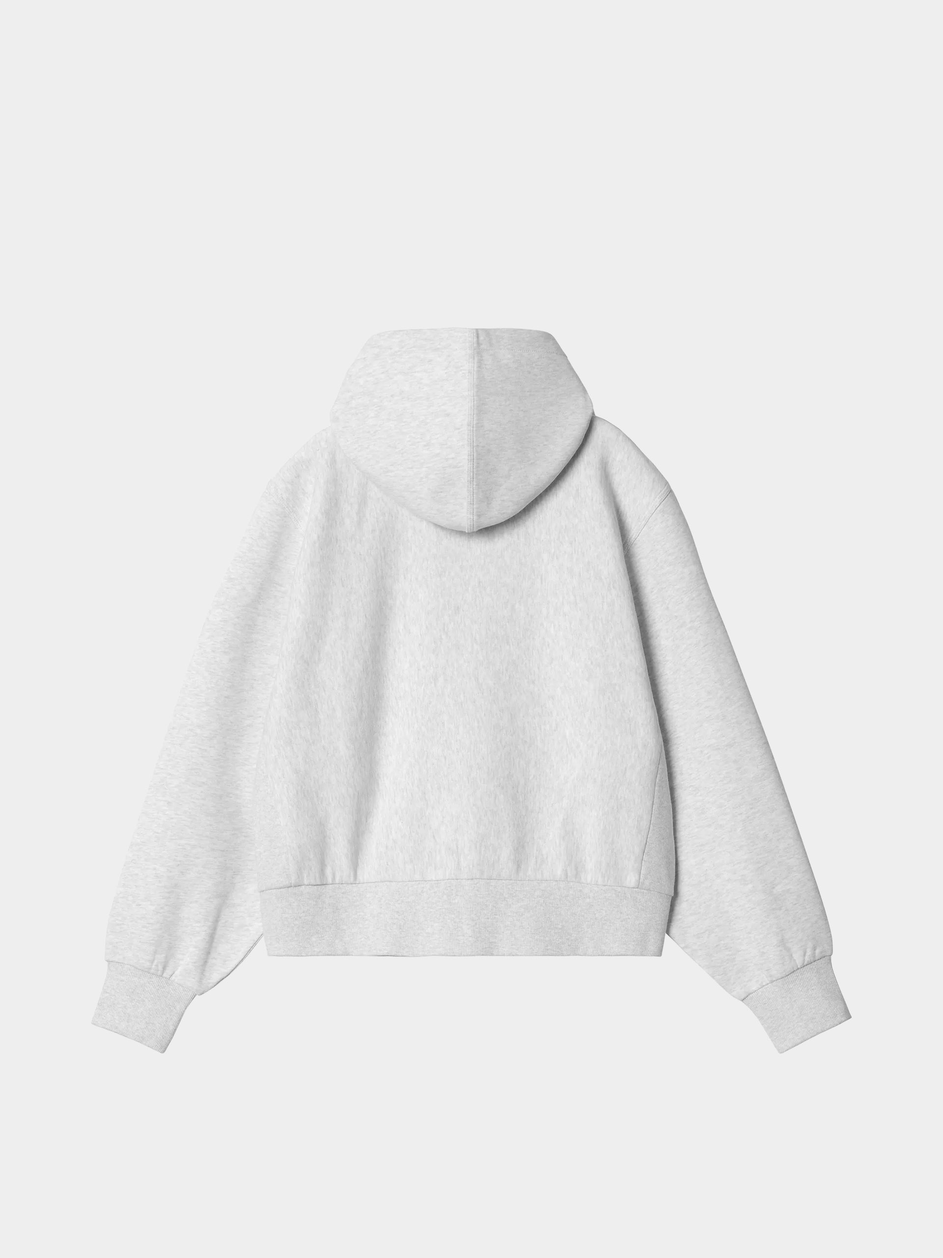 Суитшърт с качулка Carhartt WIP American Script ZHD Wmn (ash heather)