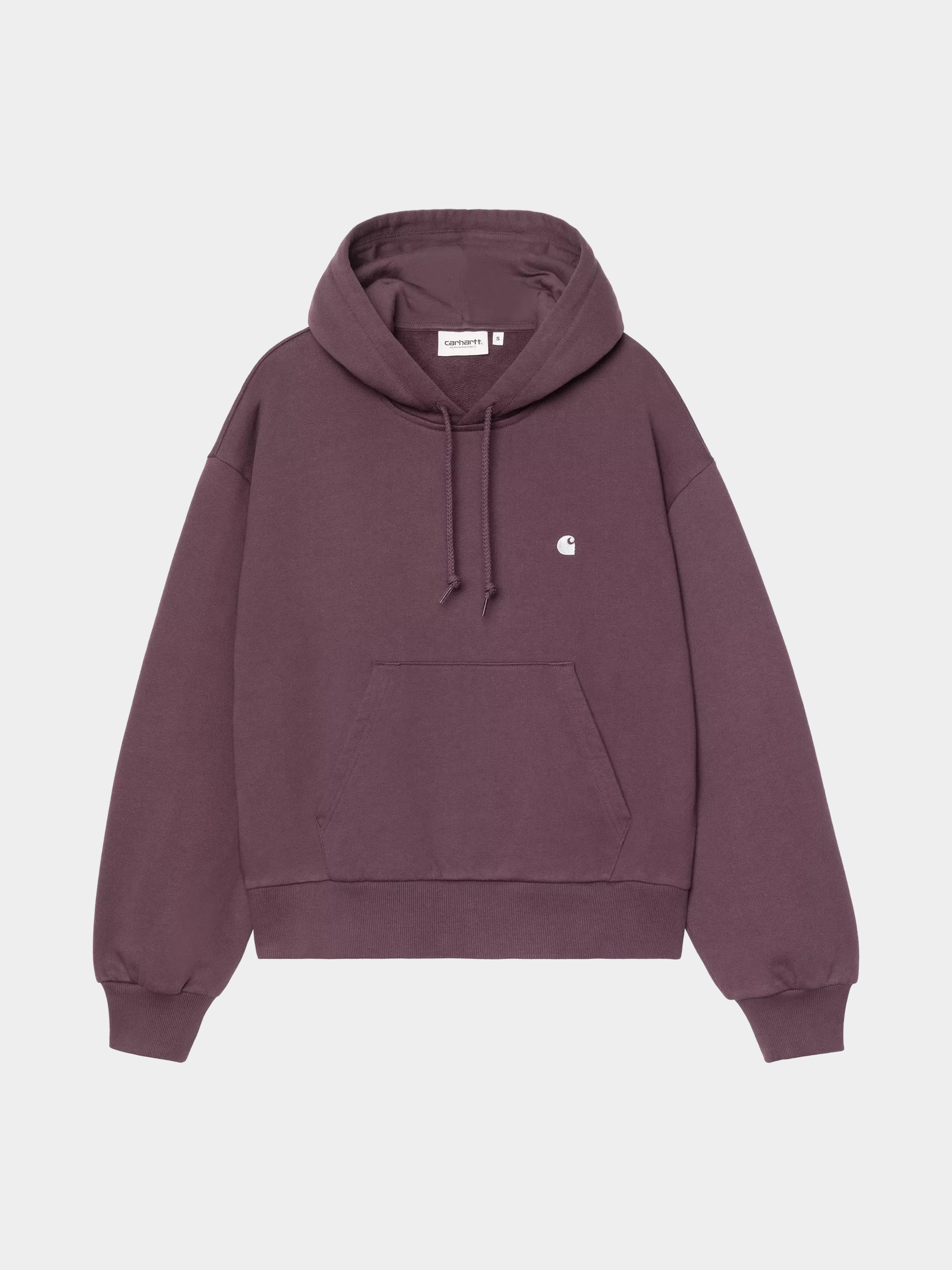 Суитшърт с качулка Carhartt WIP Casey HD Wmn (cozy purple/silver)