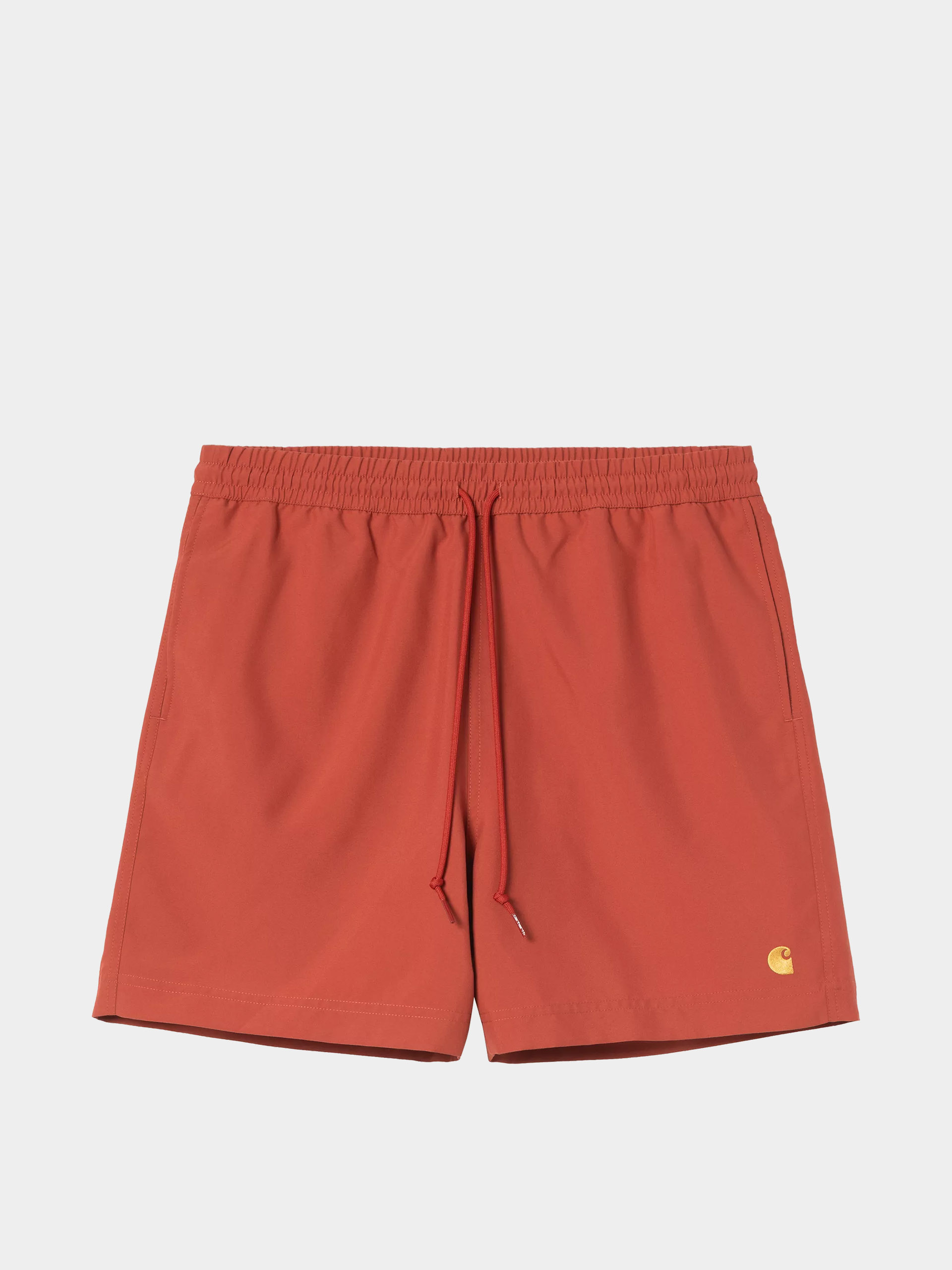 Къси панталони Carhartt WIP Chase Swim (oxide red/gold)