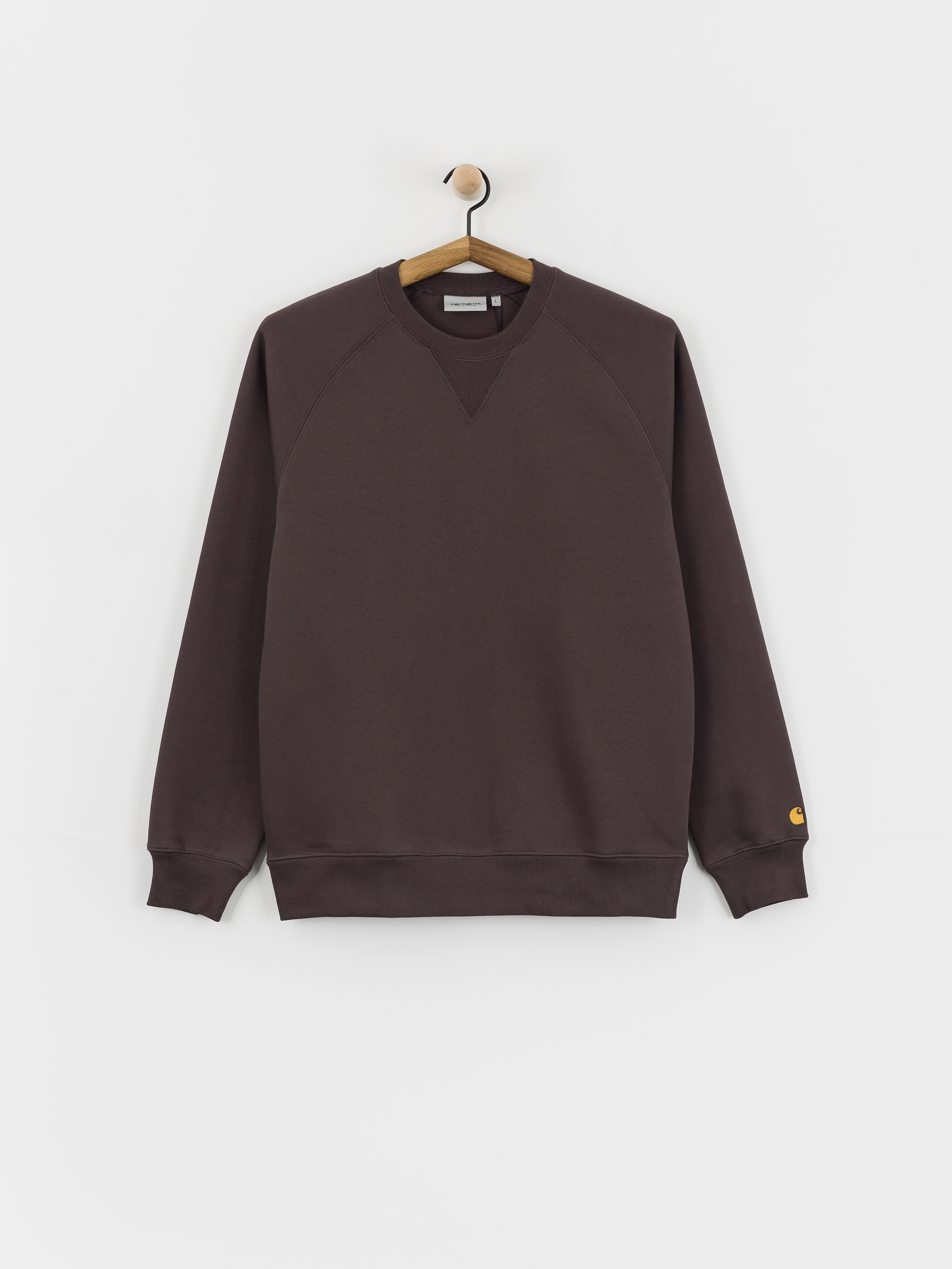 Суитшърт Carhartt WIP Chase (shale/gold)