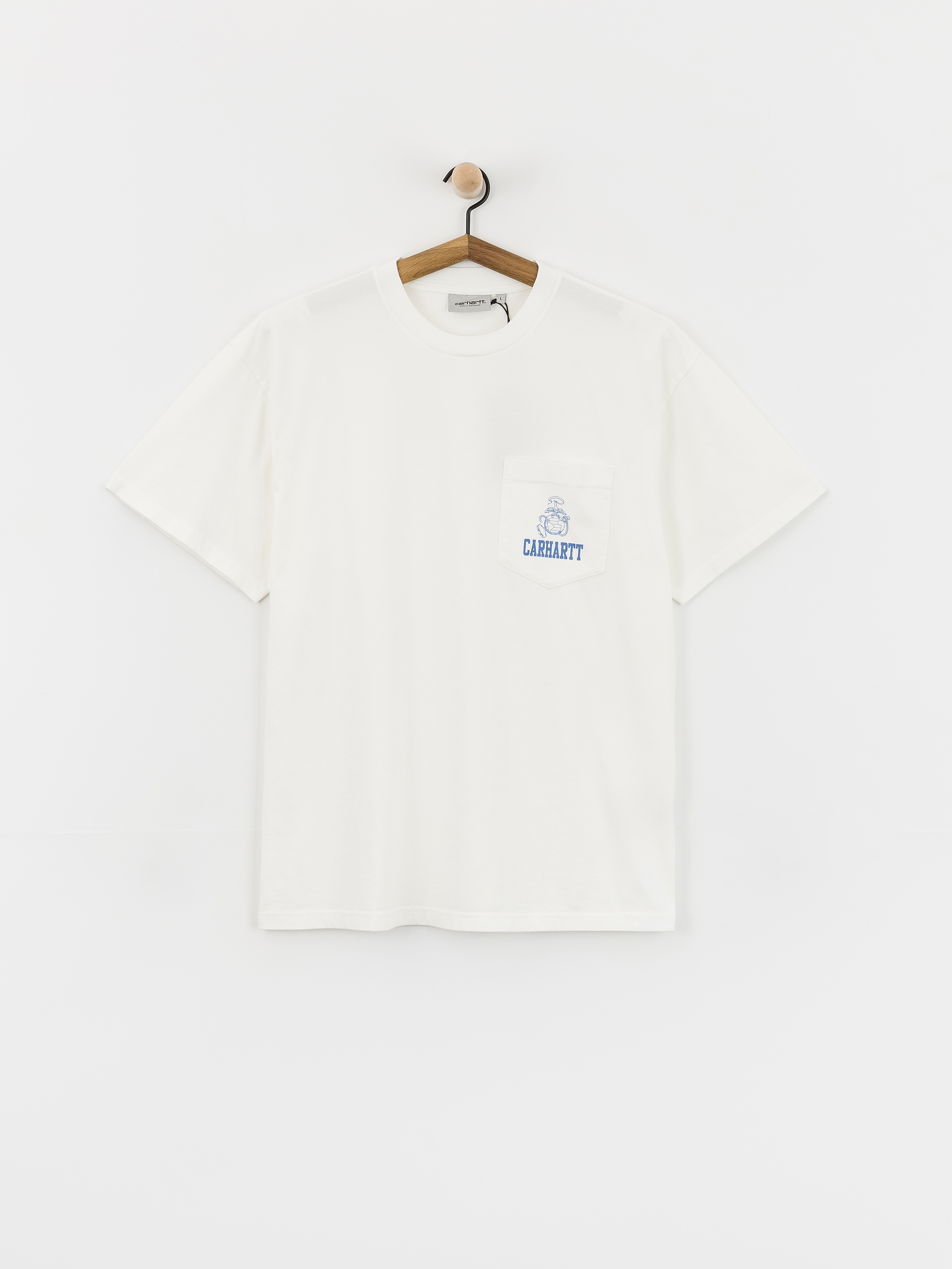 Тениска Carhartt WIP Pond Corps Pocket (white)