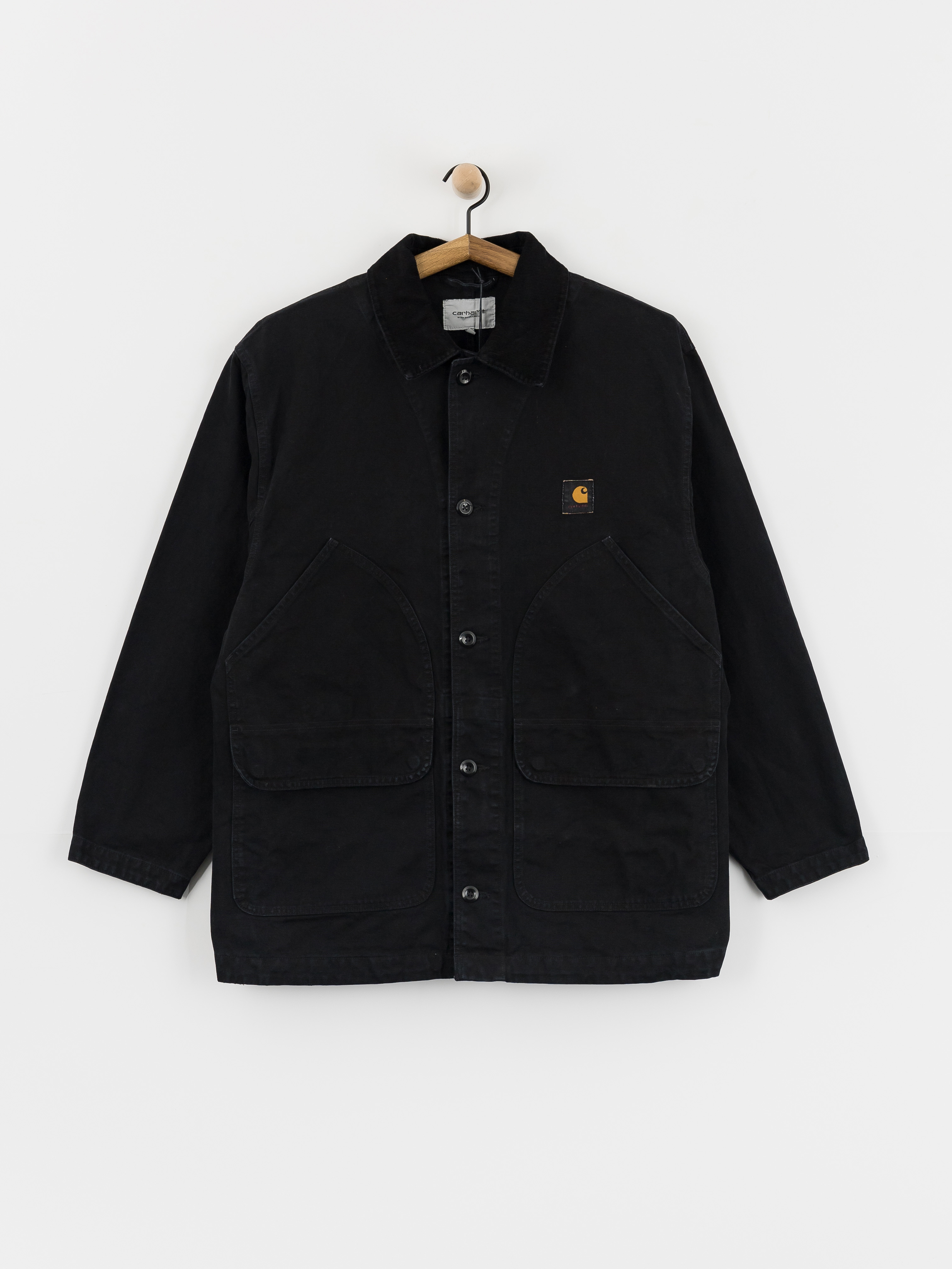 u042fu043au0435 Carhartt WIP Prescott Coat (black/black)