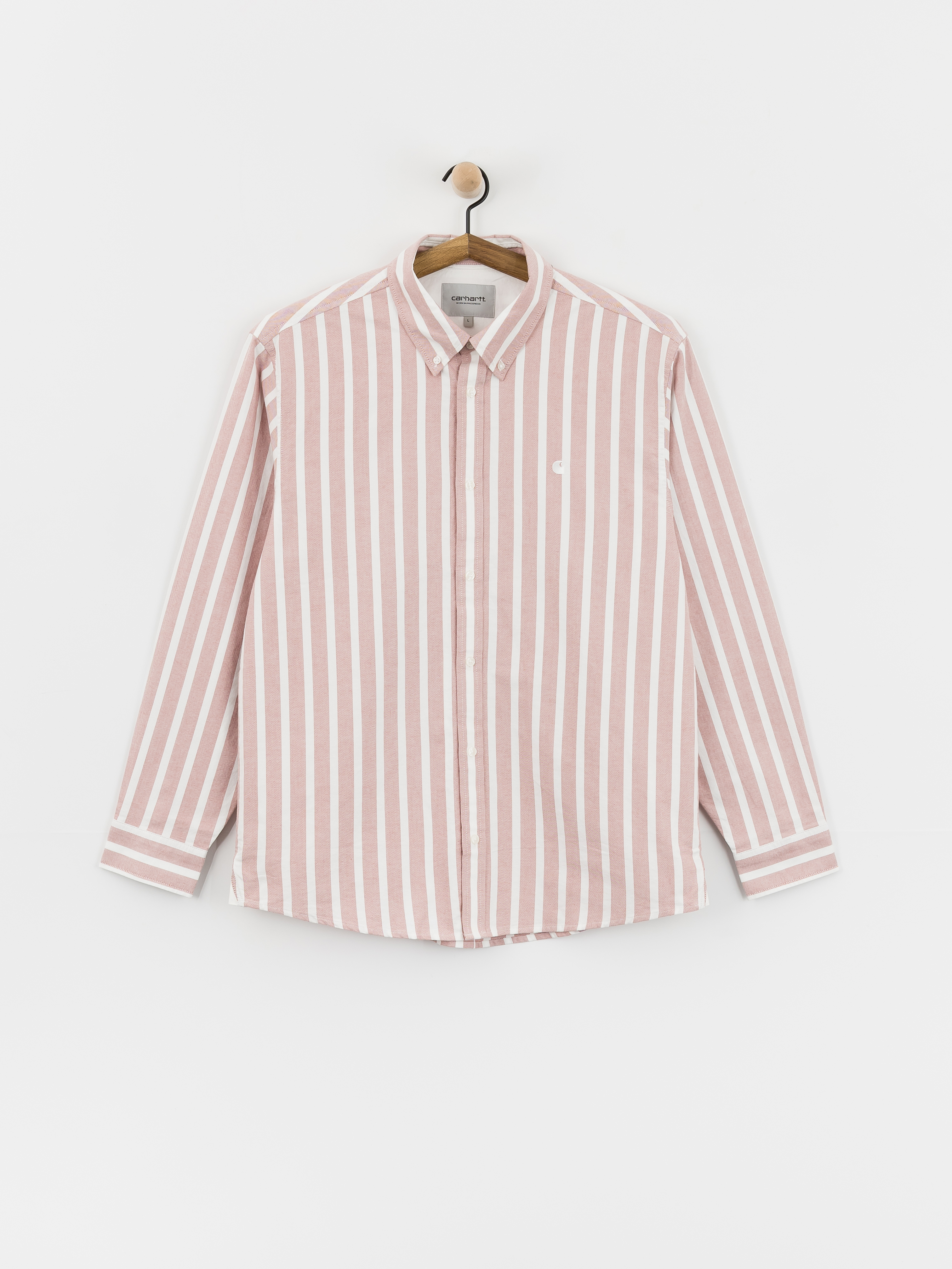 u0420u0438u0437u0430 Carhartt WIP Deven (deven stripe/oxide red/white)