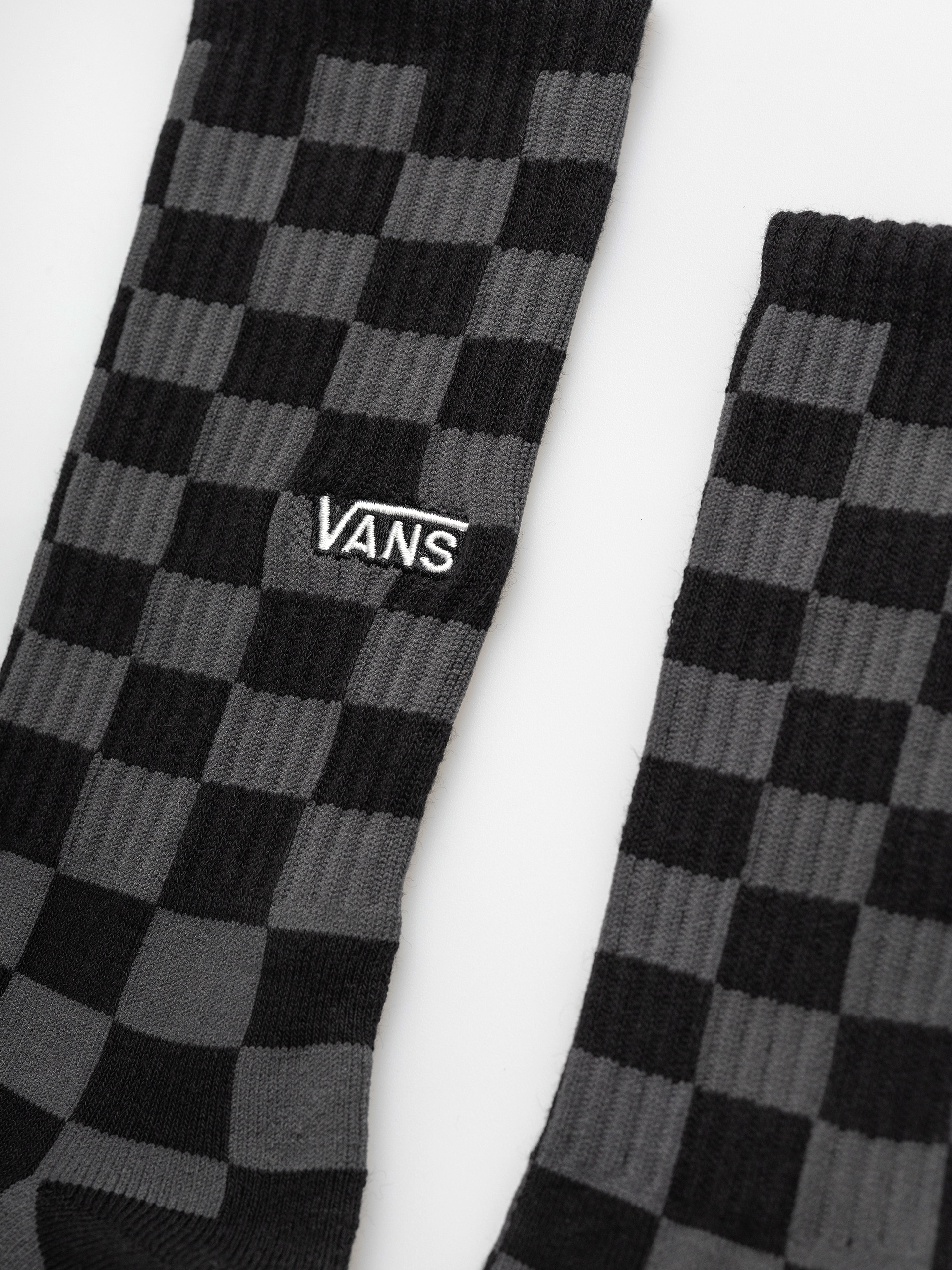 Чорапи Vans Checkerboard Crew (black/charcoal)