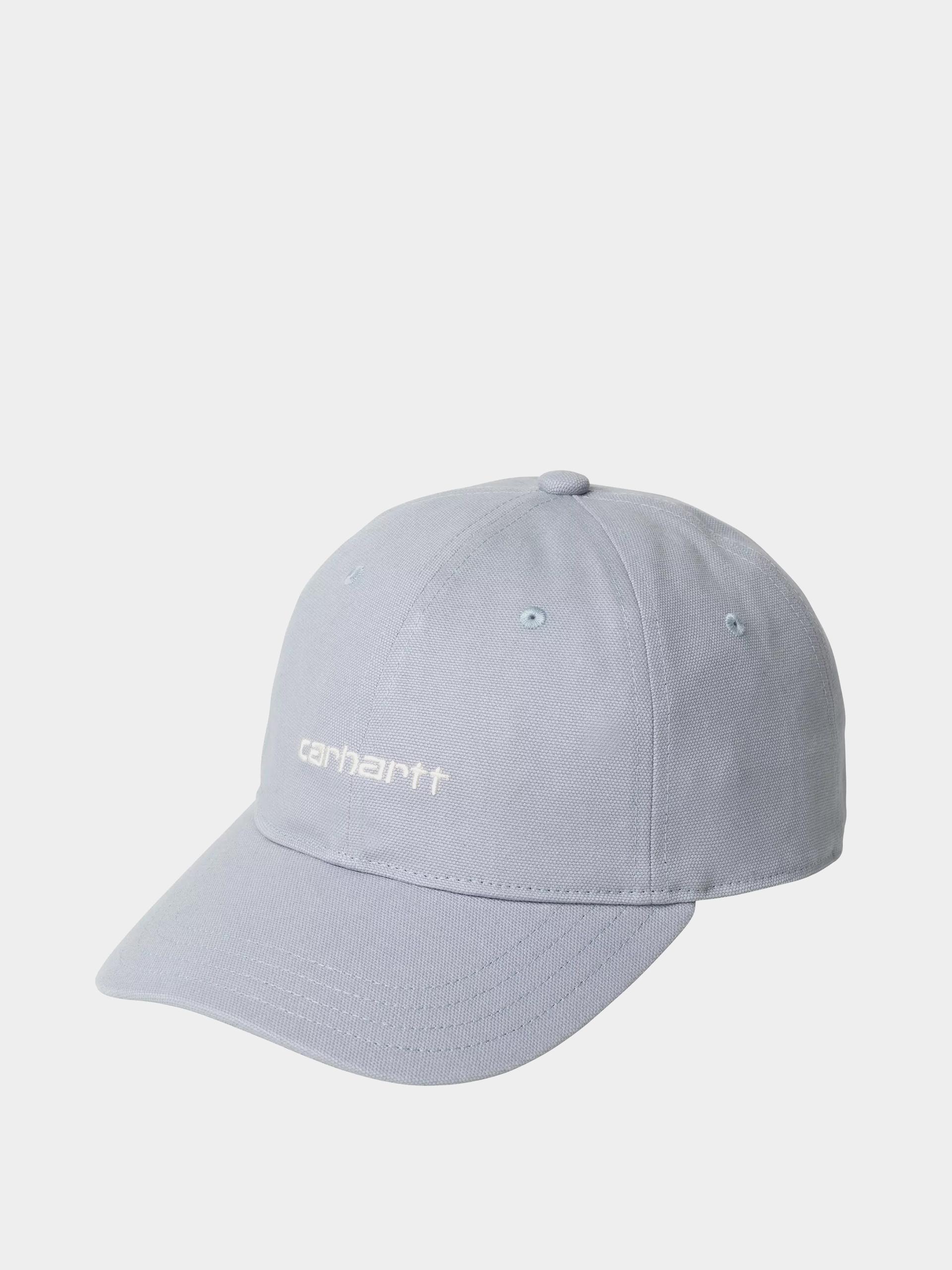 Шапка с козирка Carhartt WIP Canvas Script (mirror/wax)