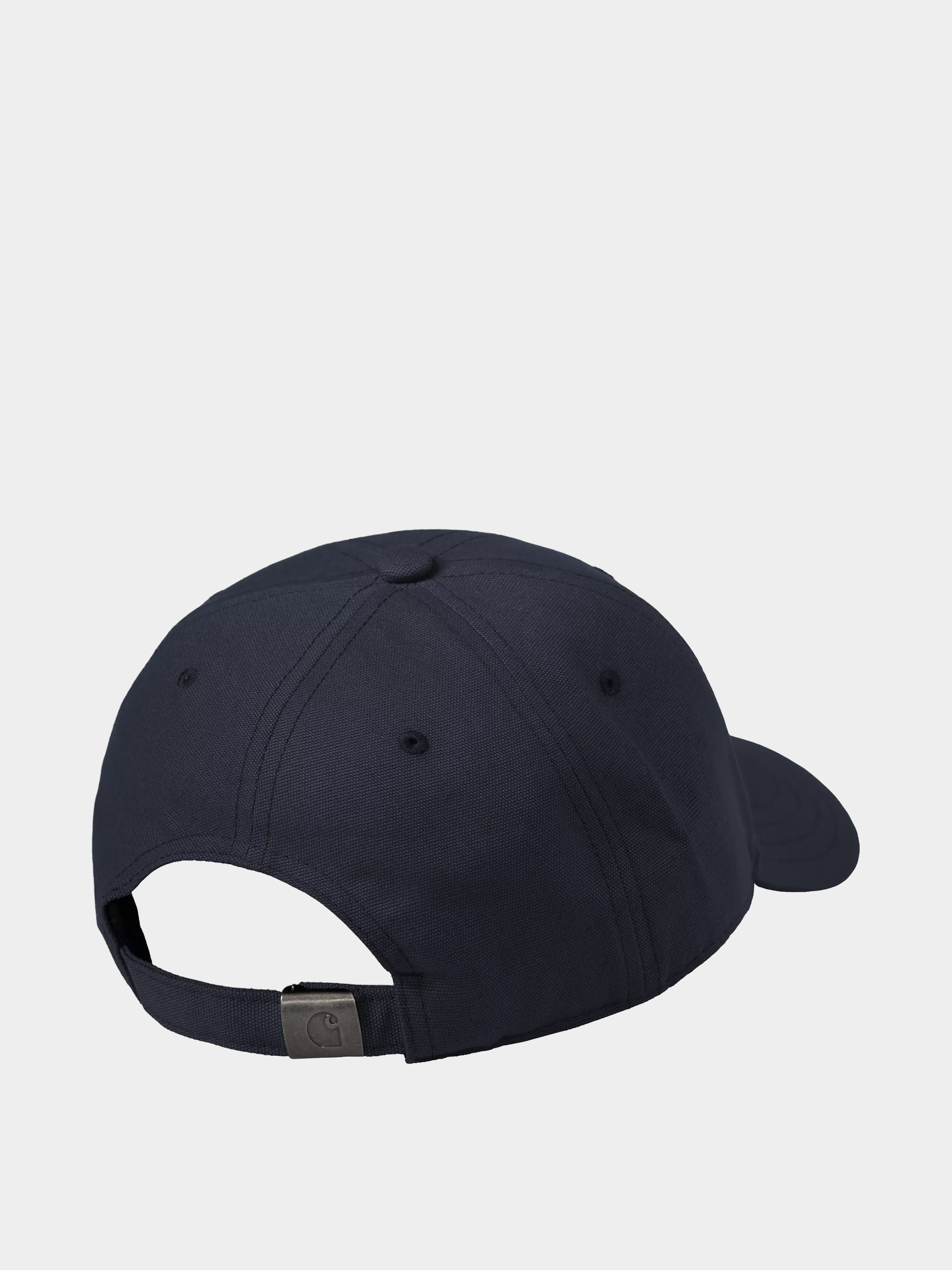 Шапка с козирка Carhartt WIP Canvas Script (deep night/gentle green)