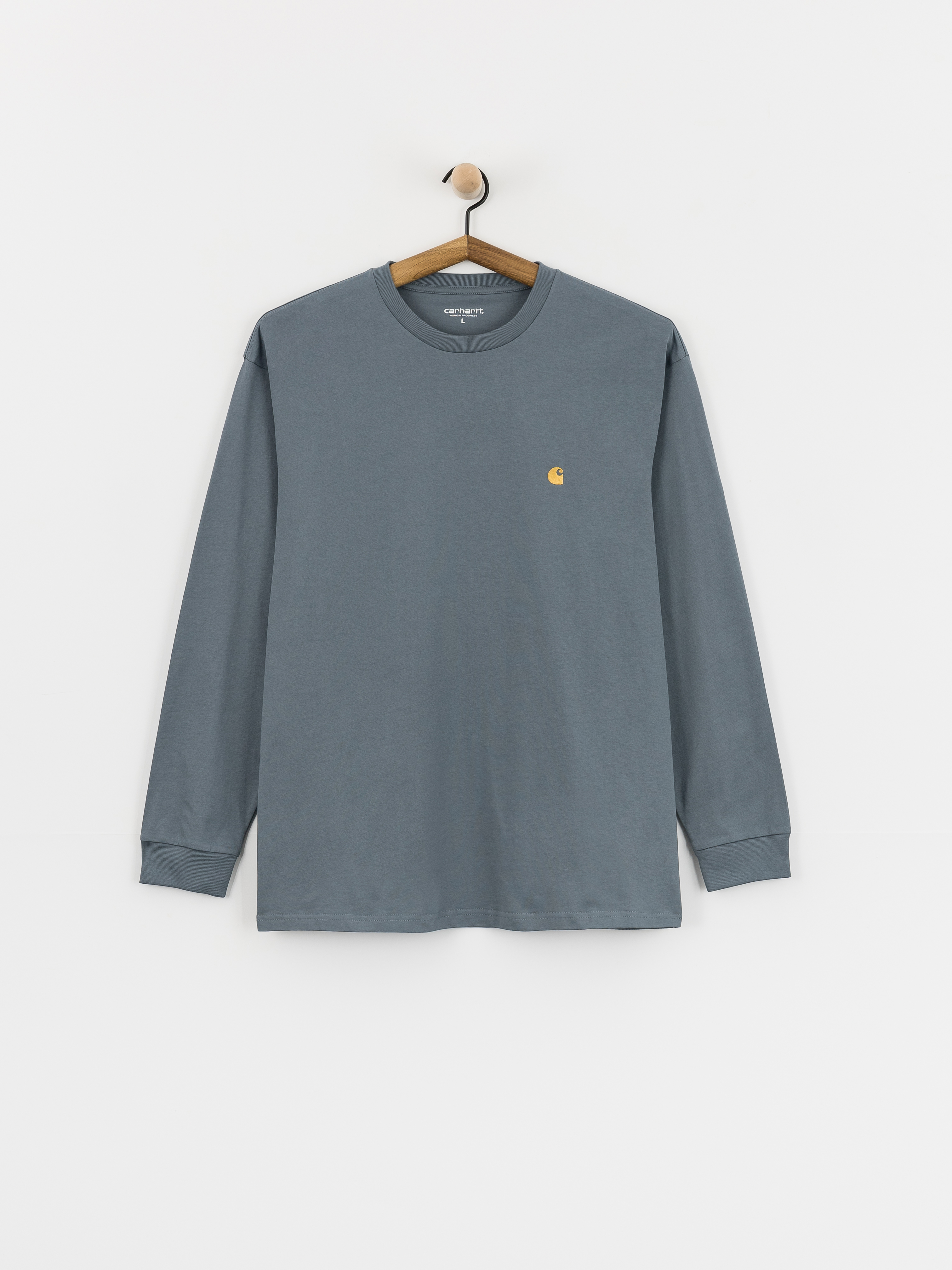 Блуза Carhartt WIP Chase (cozy blue/gold)