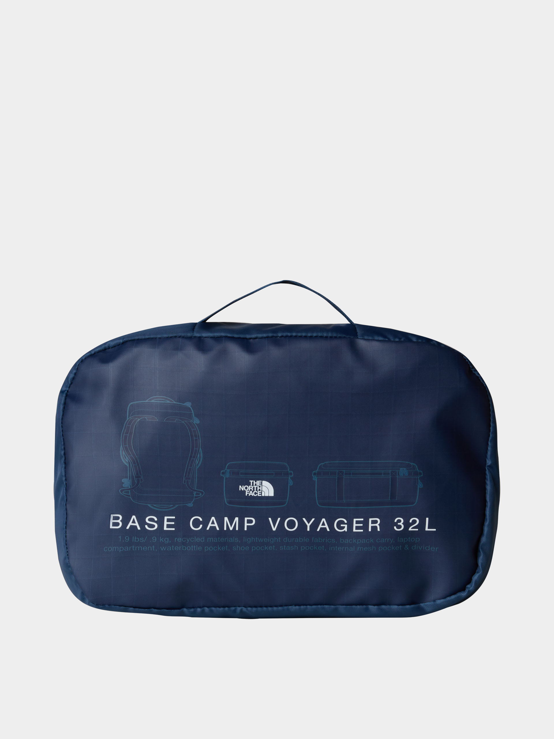 Чанта The North Face Base Camp Voyager Duffel 32L (shadyblu/smmtnv)