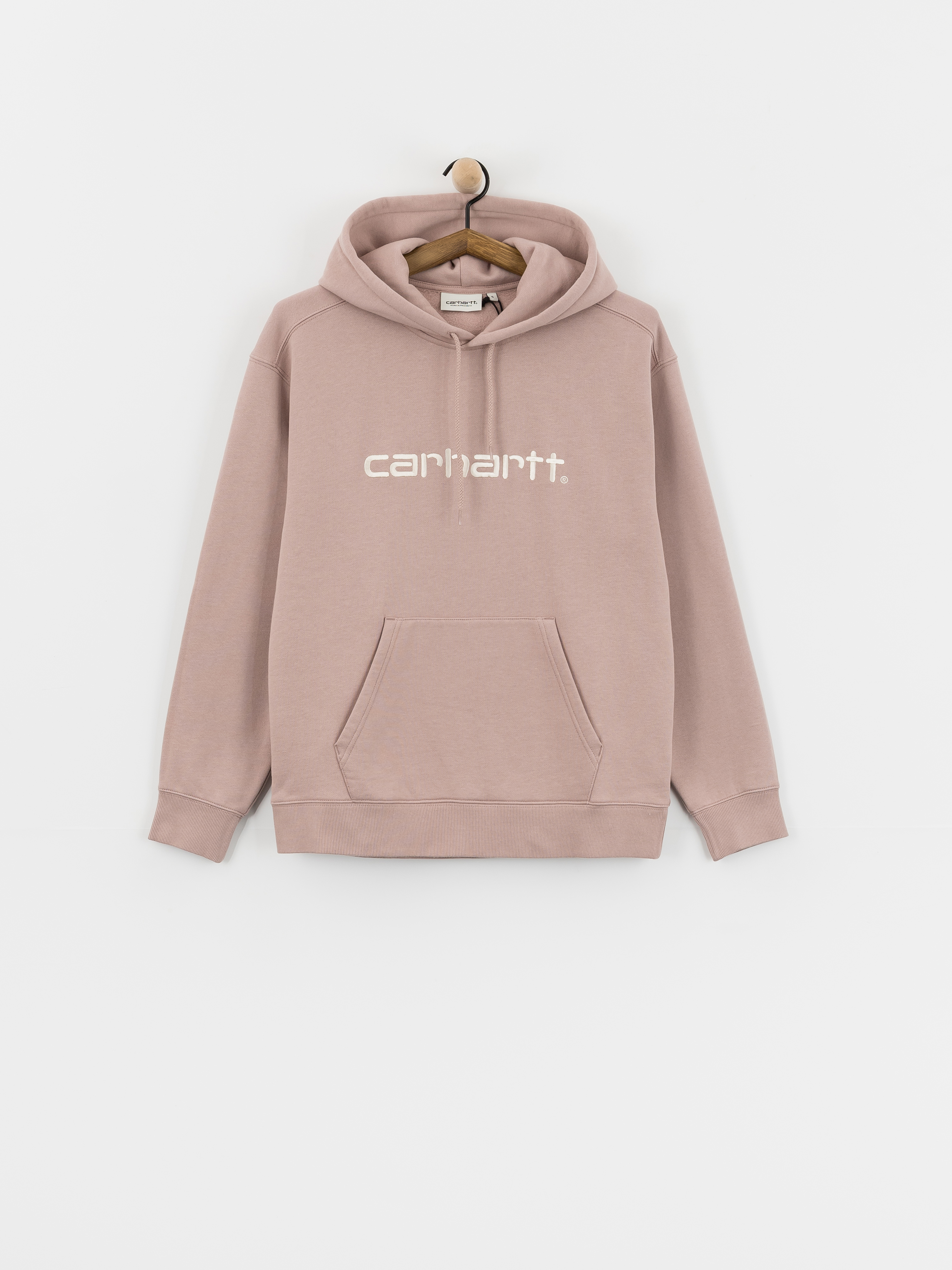 Суитшърт с качулка Carhartt WIP Carhartt HD Wmn (gentle pink/cinnerus)