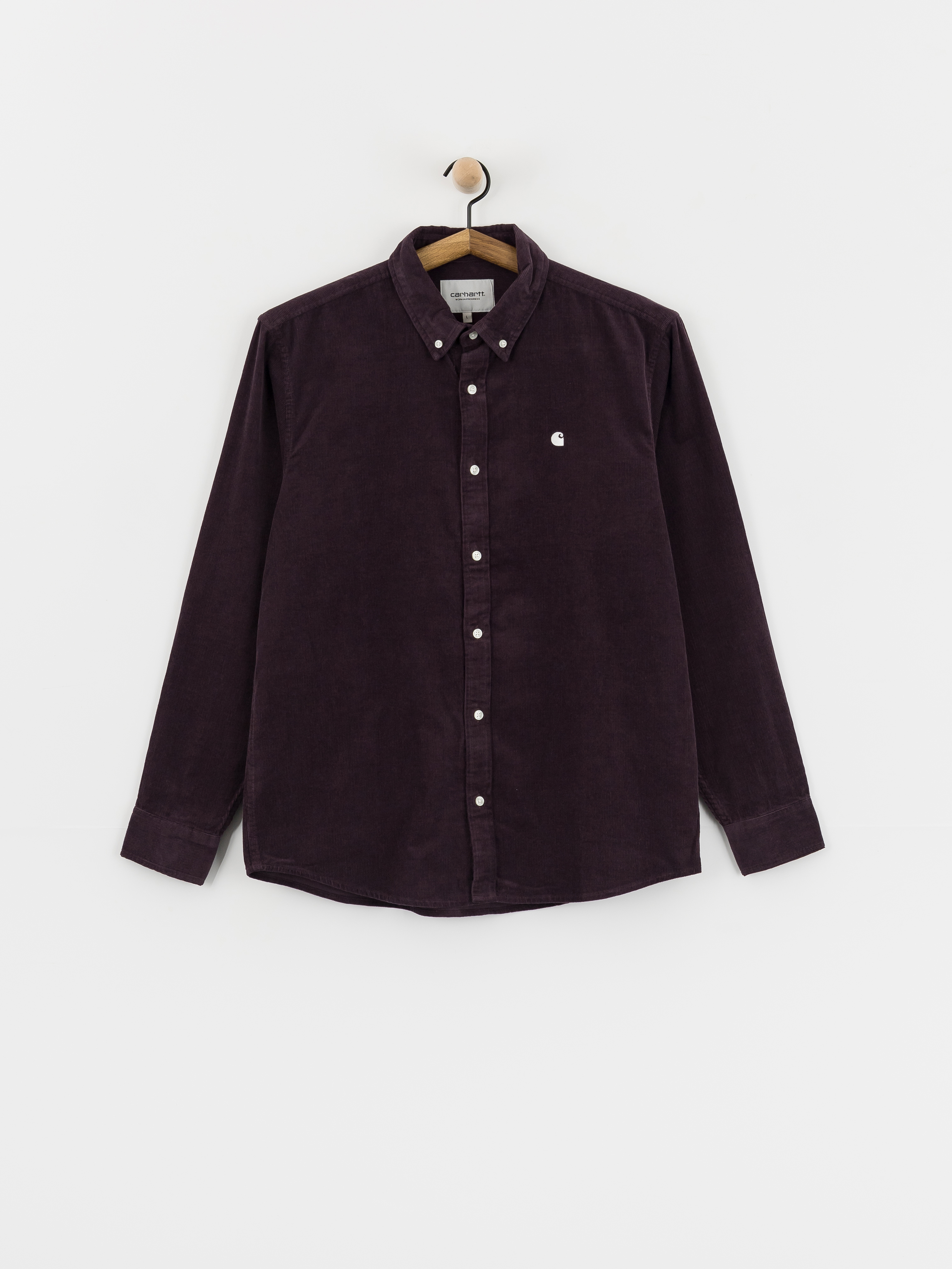 Риза Carhartt WIP Madison Fine Cord (cozy purple/wax)