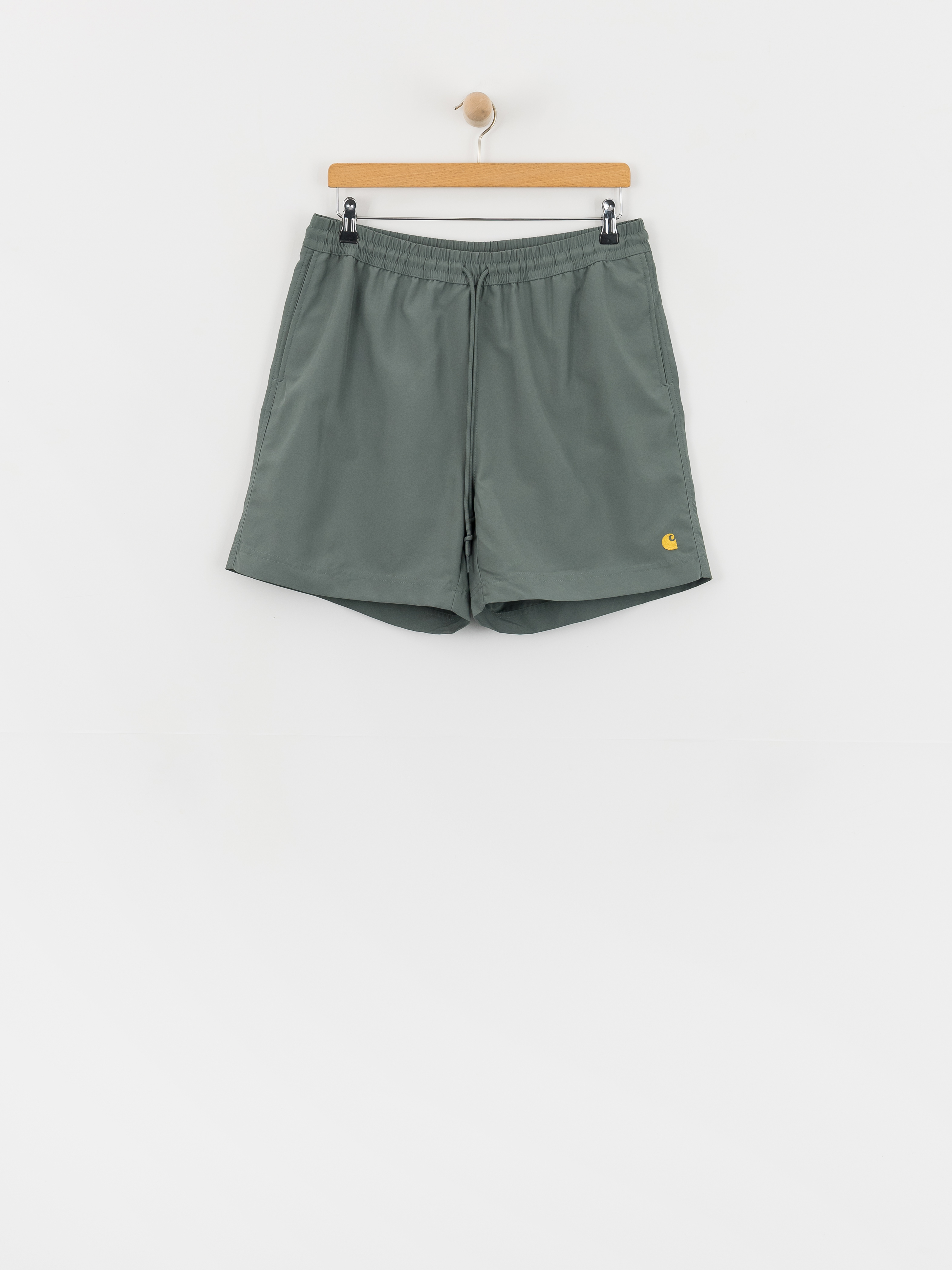 Къси панталони Carhartt WIP Chase Swim (velvet green/gold)