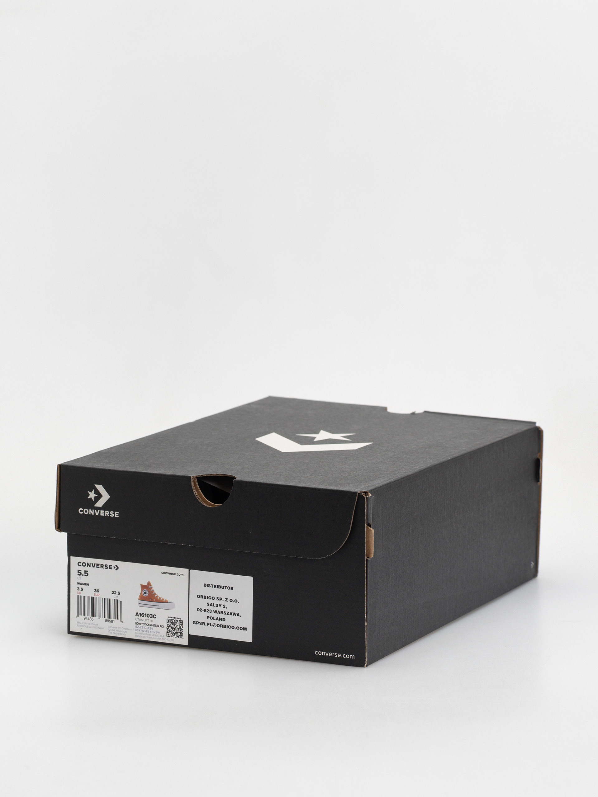 Кецове Converse Chuck Taylor All Star Lift Hi Wmn (honey stick/white/black)