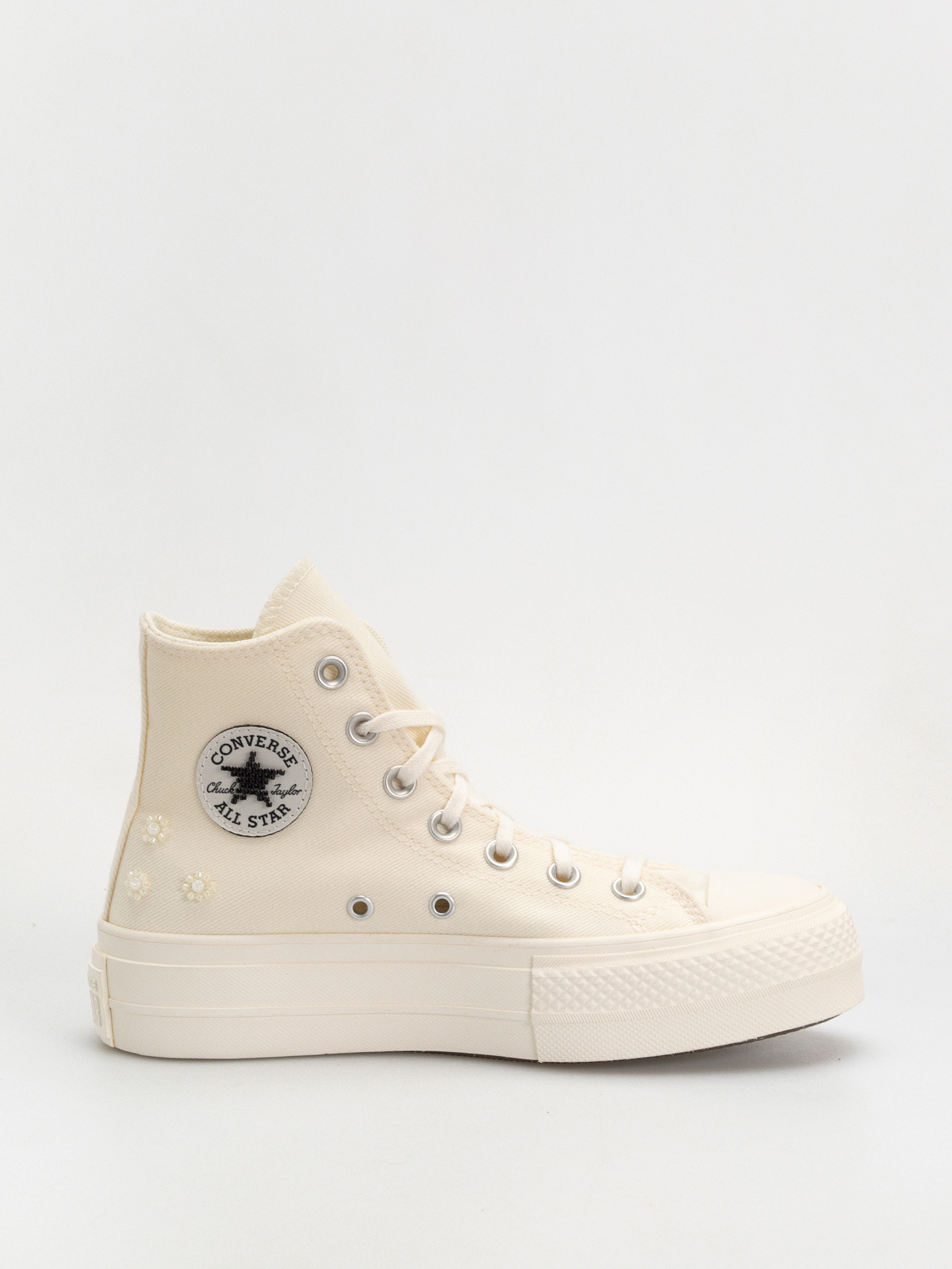 Кецове Converse Chuck Taylor All Star Lift Hi Wmn (egret/egret/black)