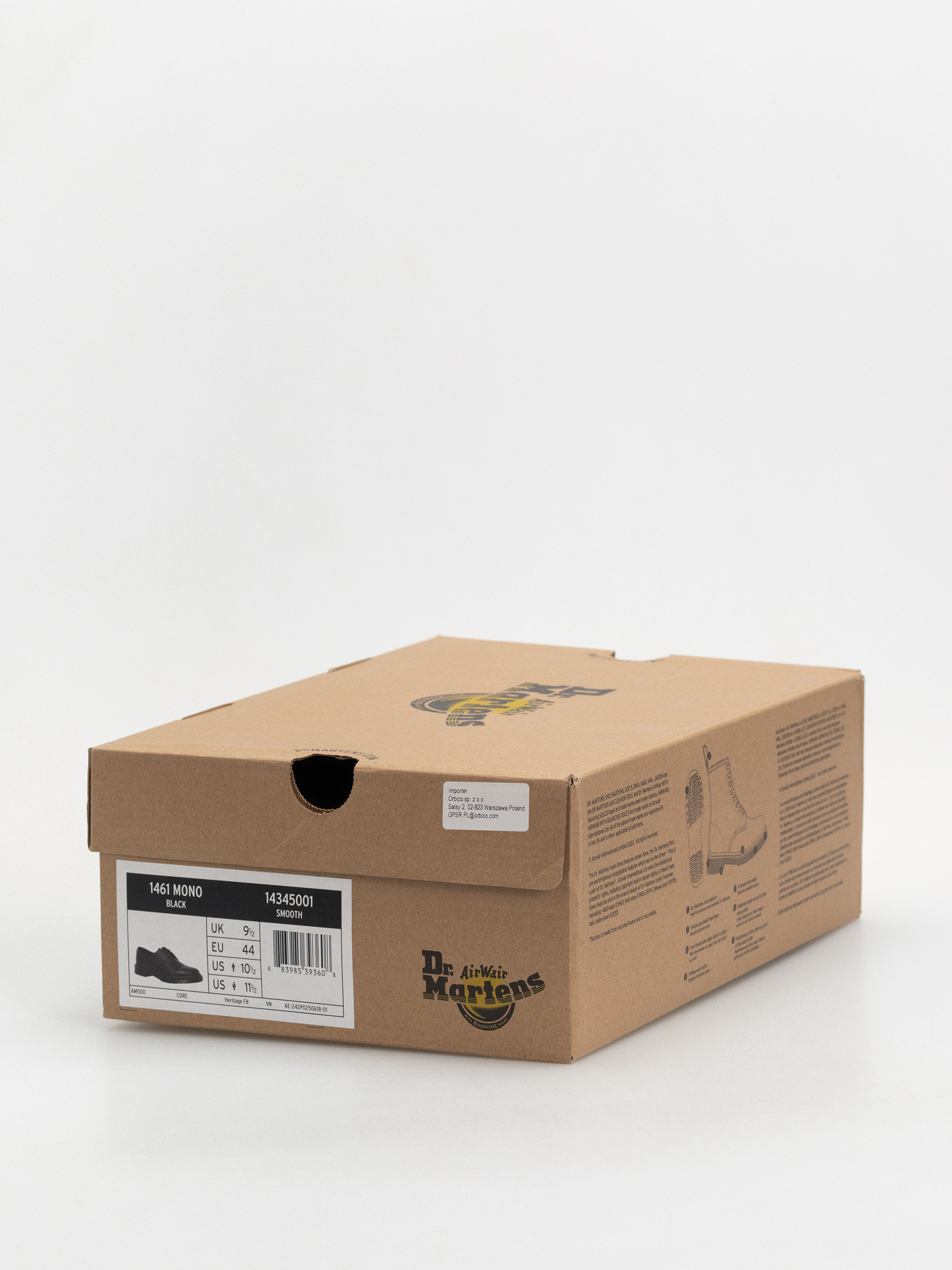 Обувки Dr. Martens 1461 Mono (black smooth)