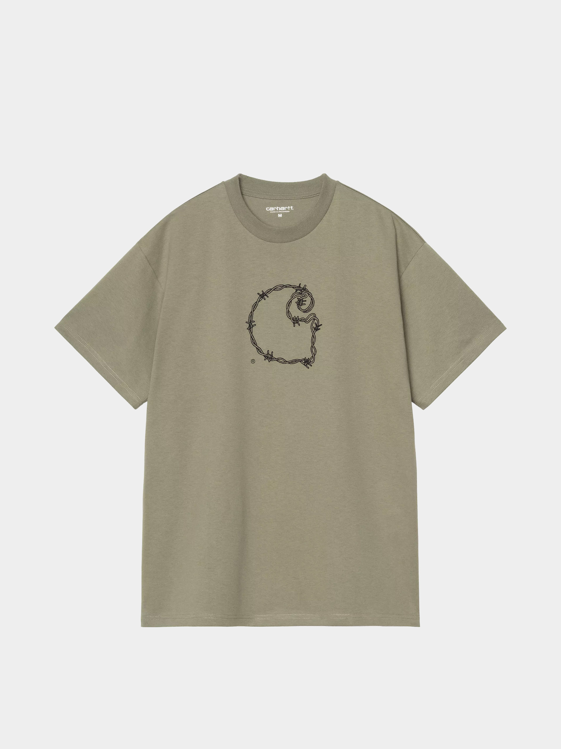 Тениска Carhartt WIP Barbwire C (dollar green)