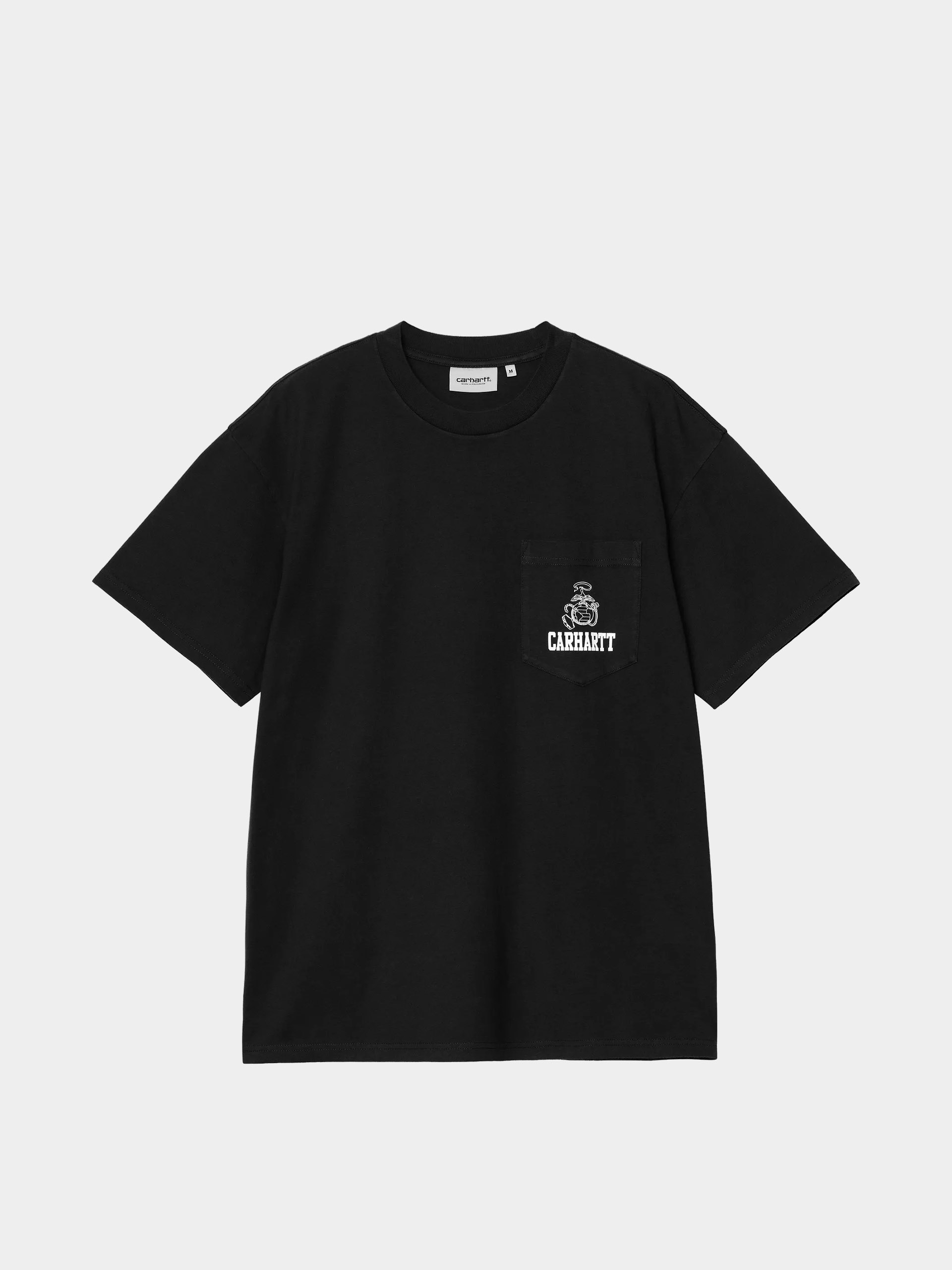 Тениска Carhartt WIP Pond Corps Pocket (black)