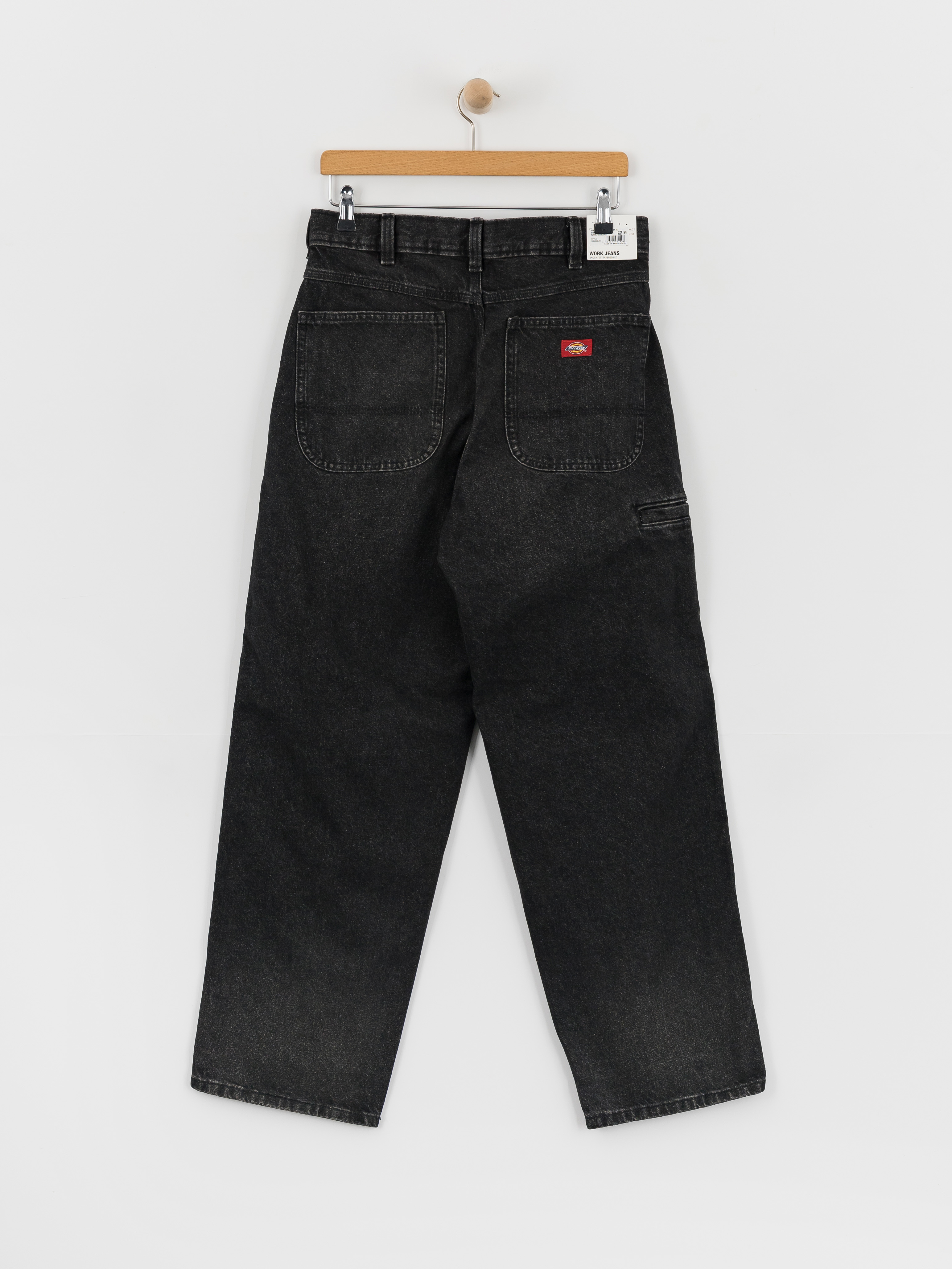 Панталони Dickies 958 Baggy Tapered Work (black wash faded)