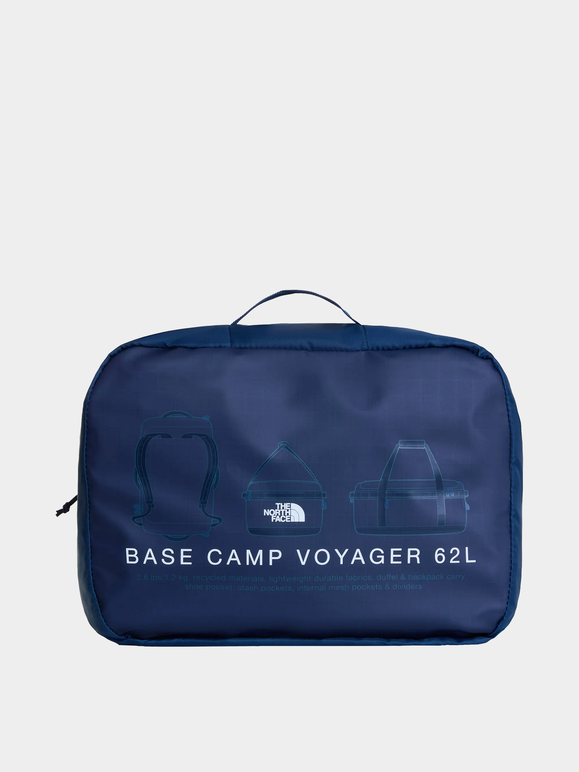 Чанта The North Face Base Camp Voyager Duffel 62L (shadyblu/smmtnv)