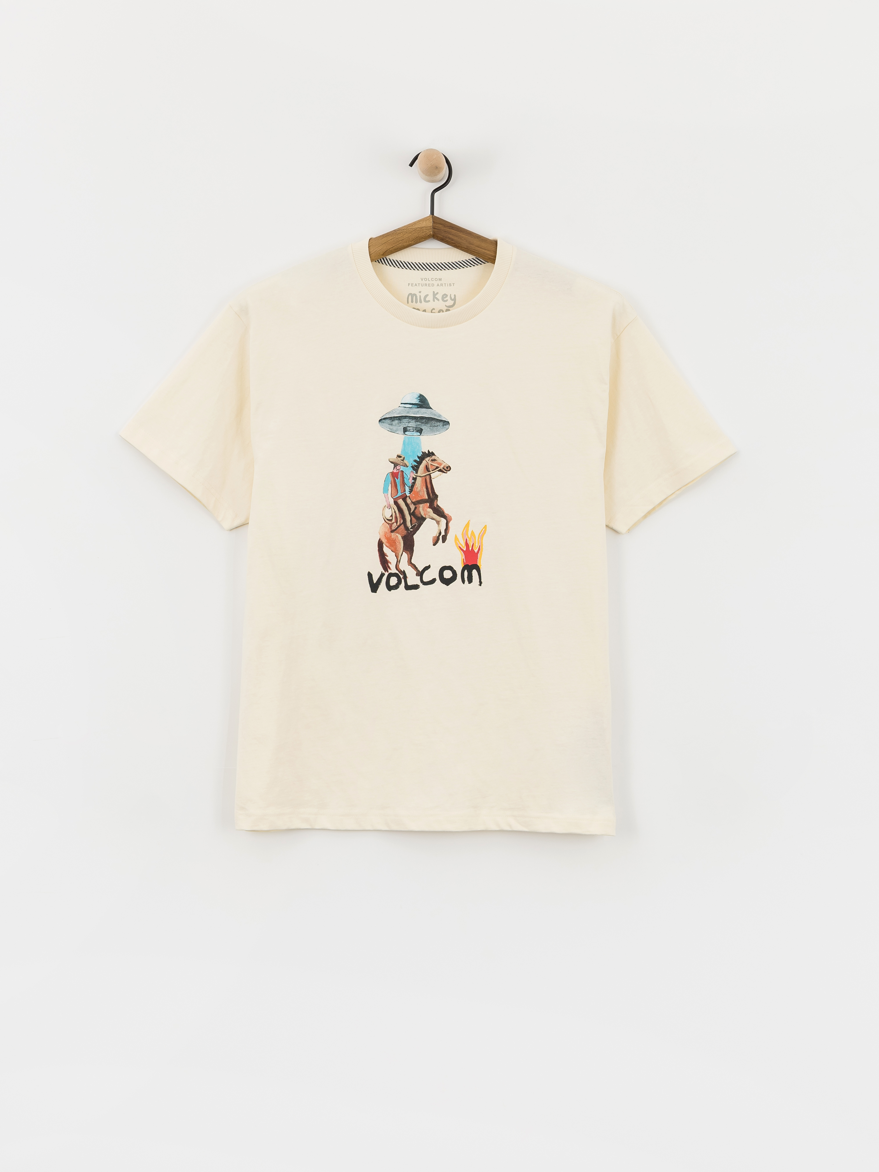 Тениска Volcom Fa Mickey Mason 1 (dirty white)