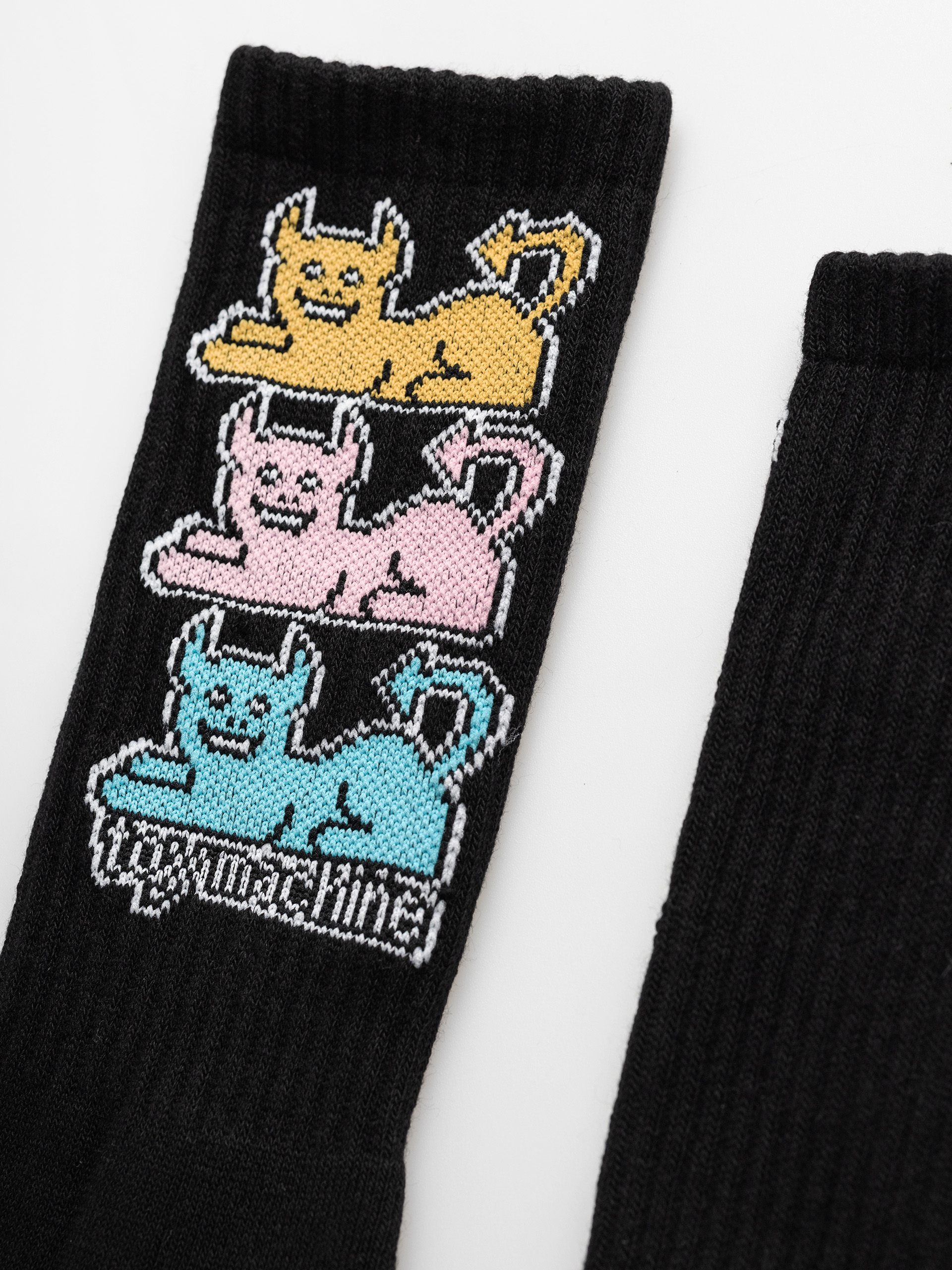 Чорапи Toy Machine Triple Cat (black)