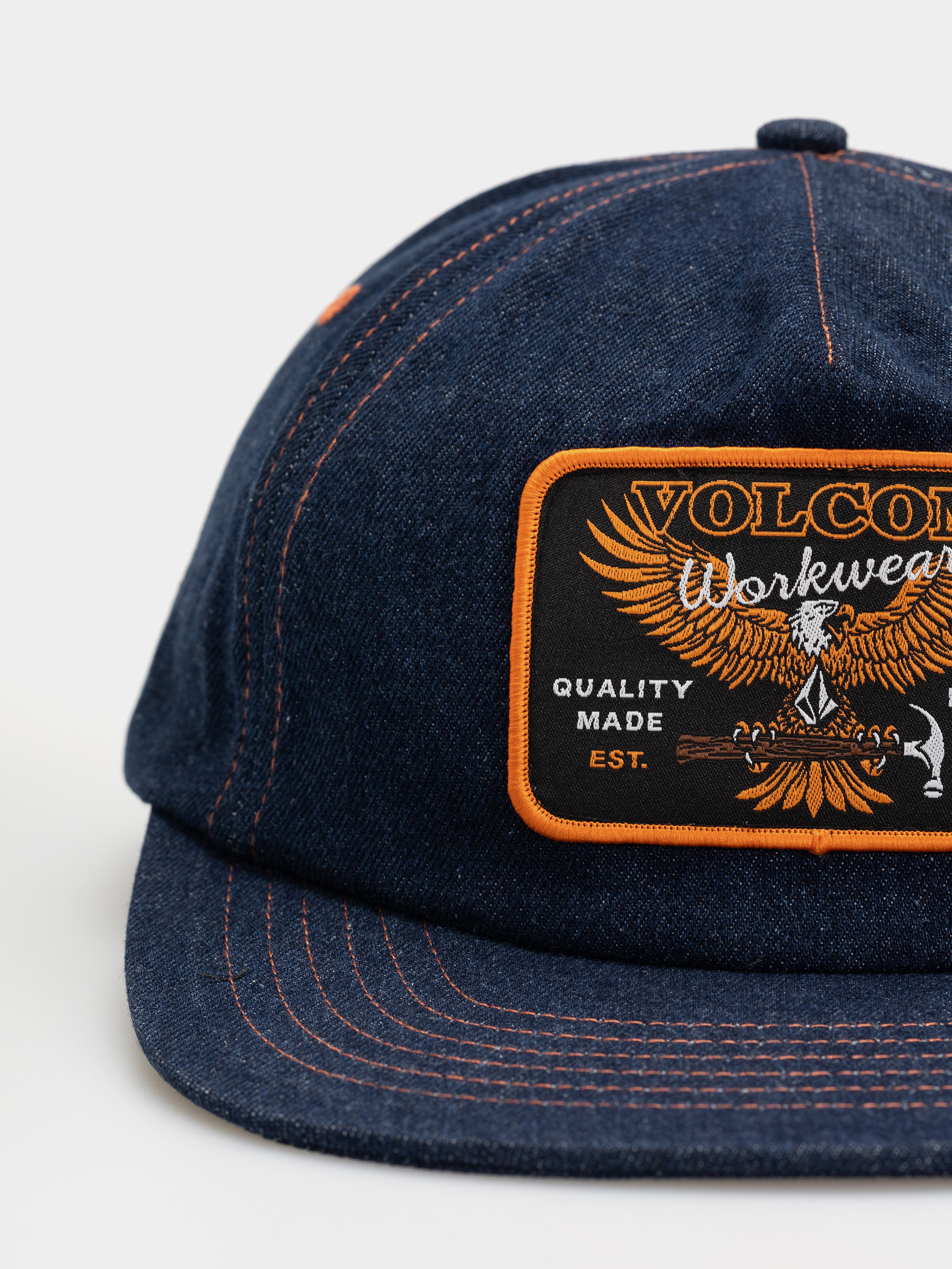 Шапка с козирка Volcom Hammered Workwear (dust bowl indigo)