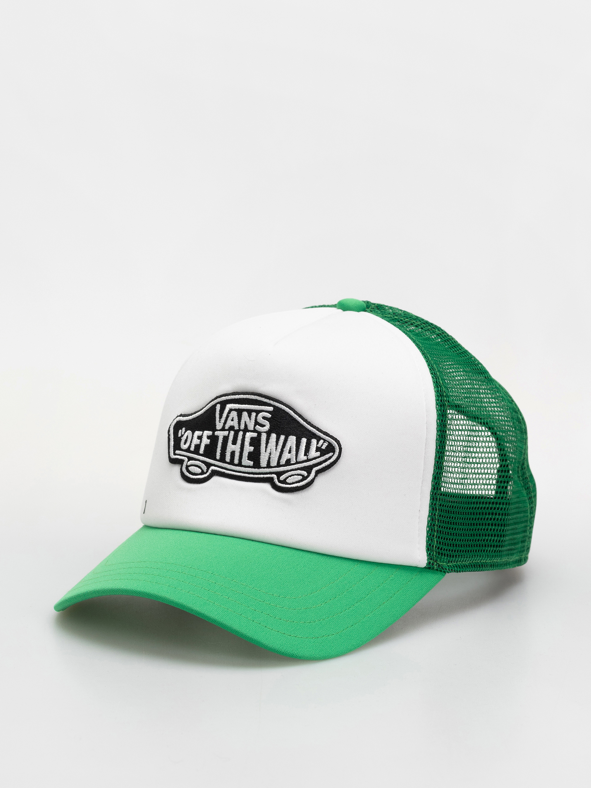 u0428u0430u043fu043au0430 u0441 u043au043eu0437u0438u0440u043au0430 Vans Classic Patch Curved Bill Trucker (vivid verdant)