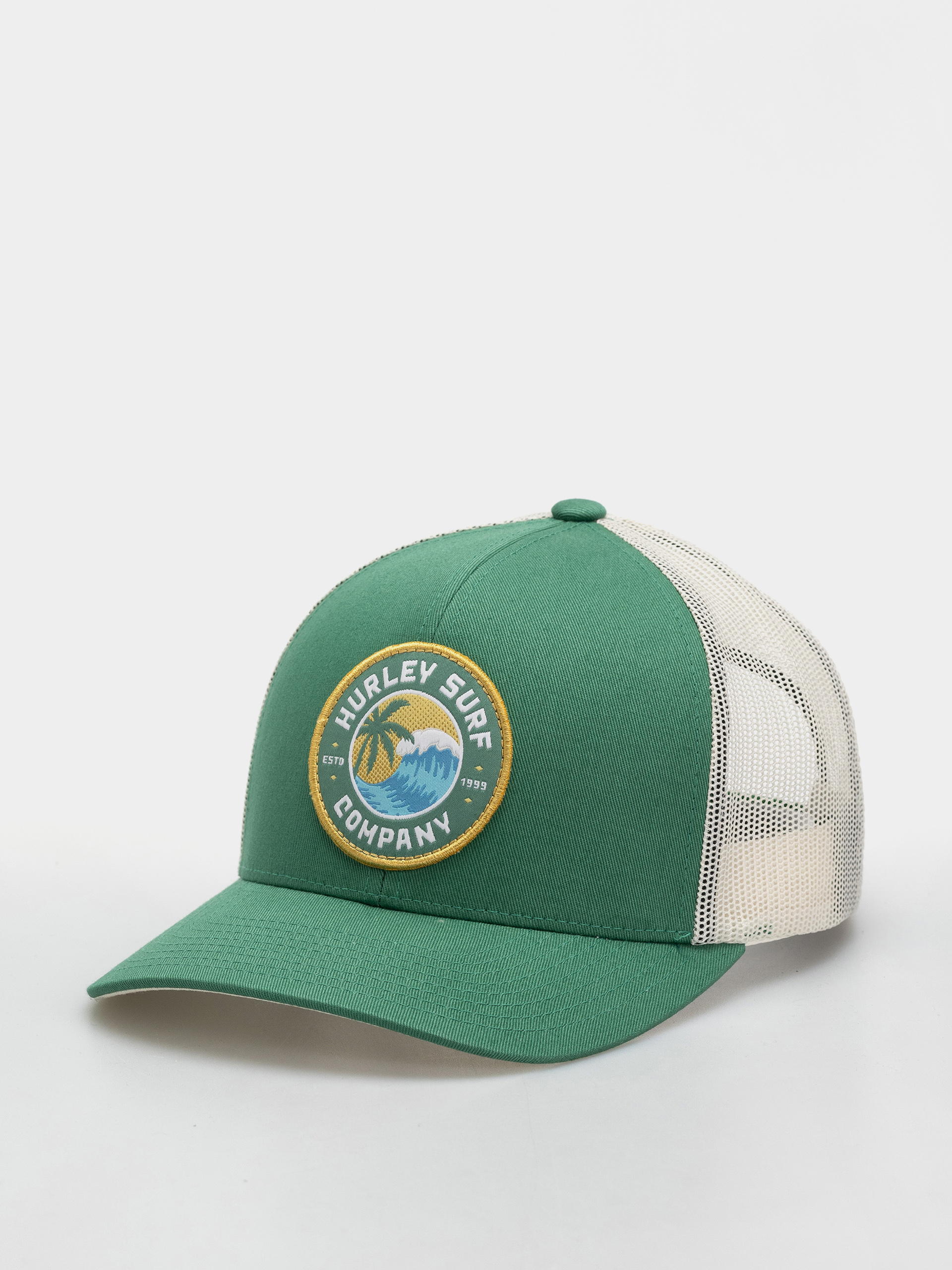 u0428u0430u043fu043au0430 u0441 u043au043eu0437u0438u0440u043au0430 Hurley Wave Haven Trucker (legion green)