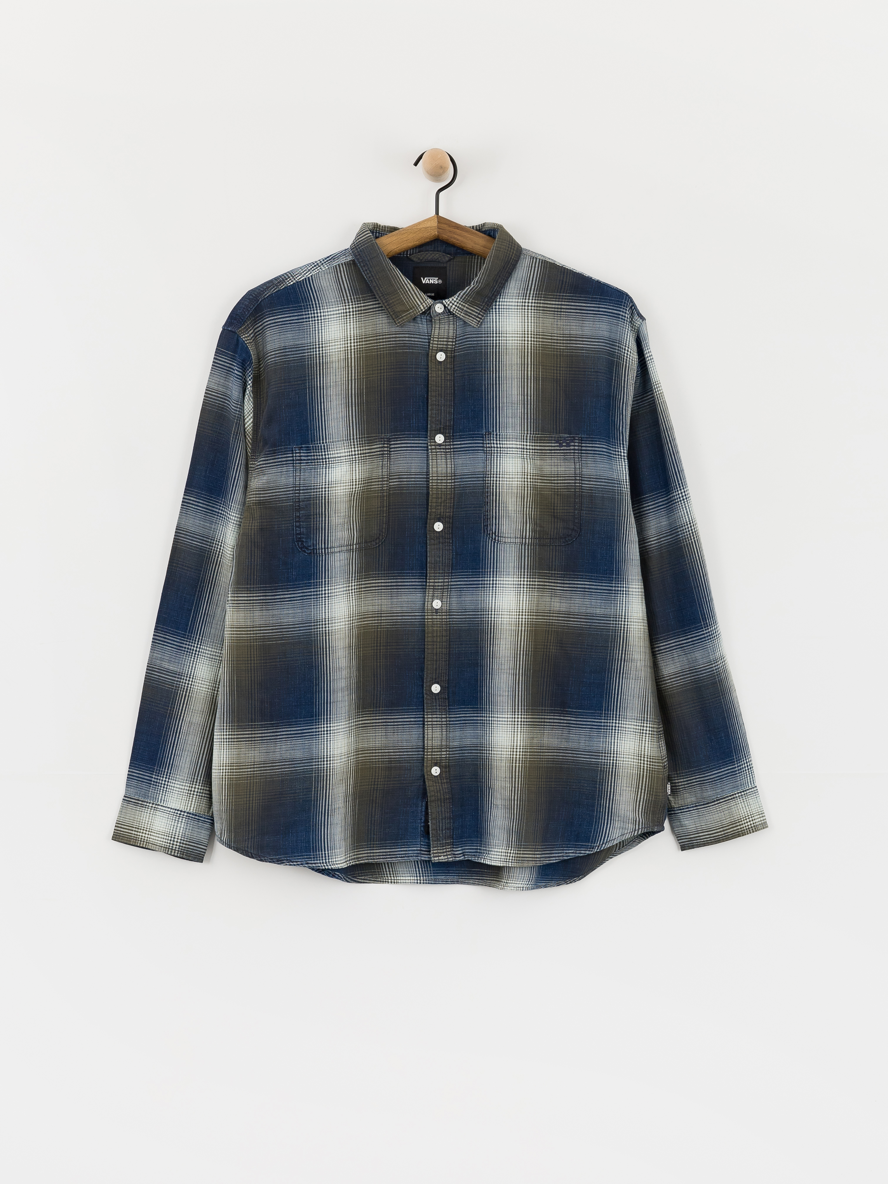 Риза Vans Indigo Plaid (mossy olive)