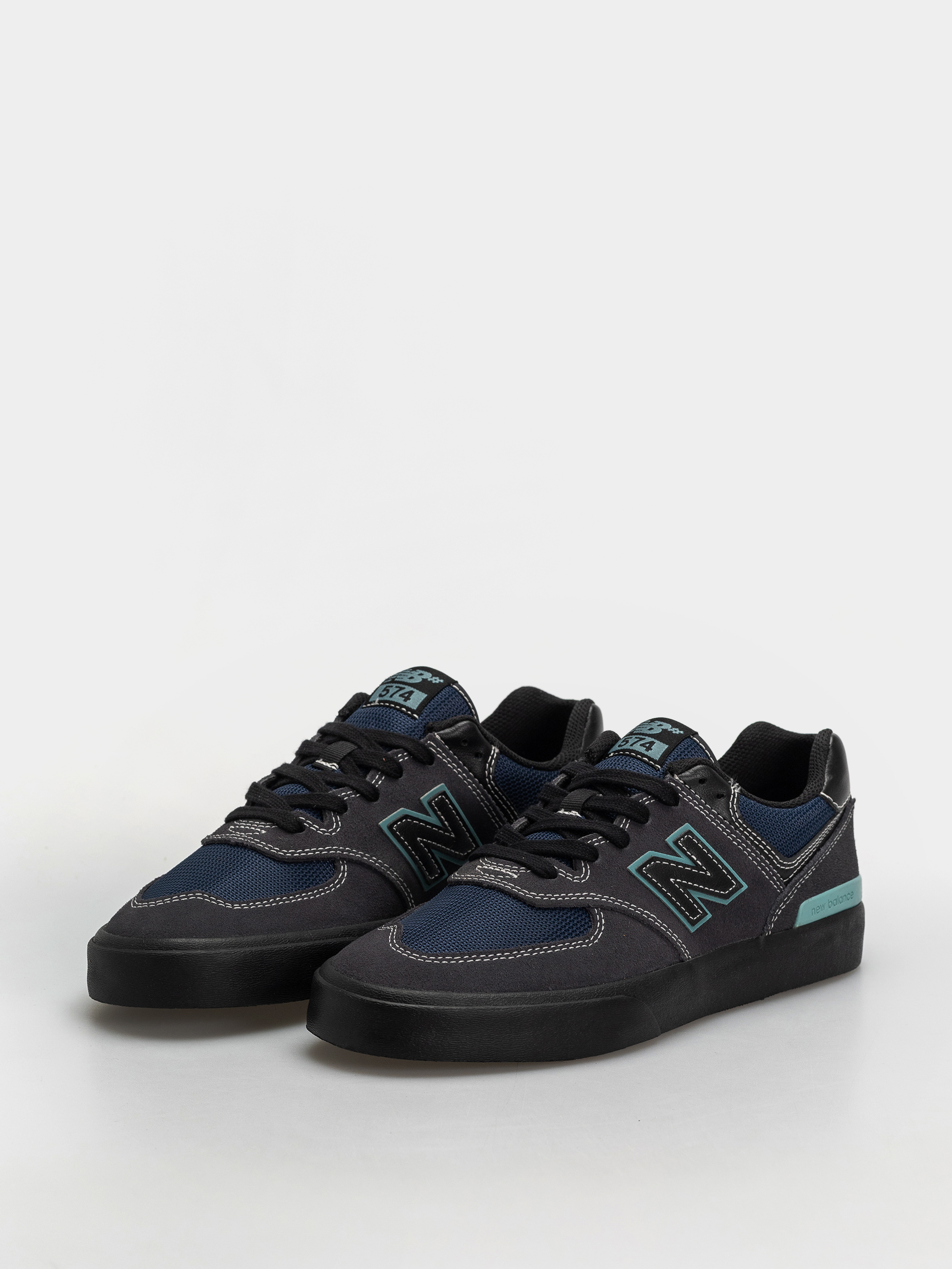 Обувки New Balance 574 (faded black/faded teal)