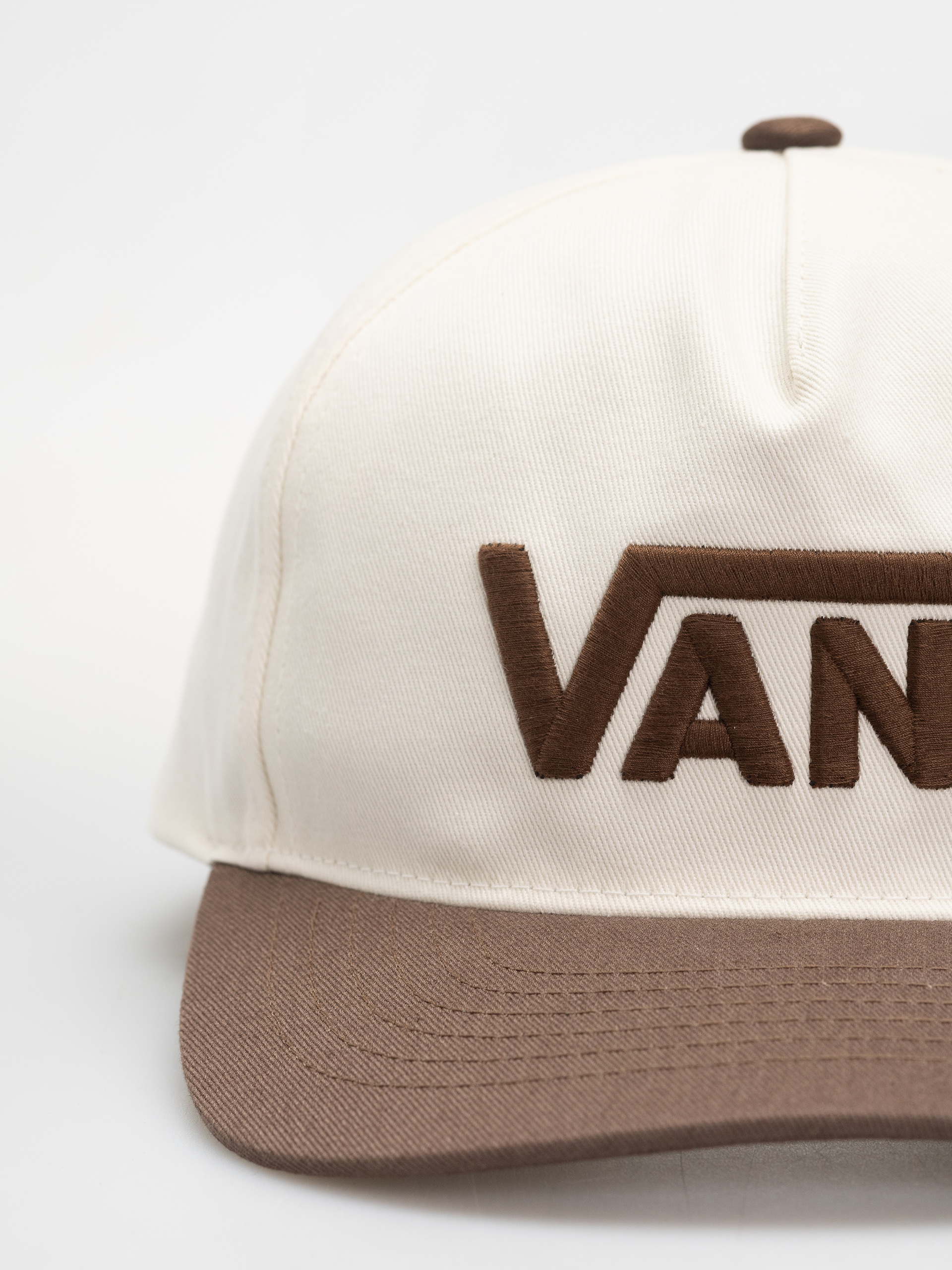 Шапка с козирка Vans Drop V Logo Snapback (vintage cocoa)