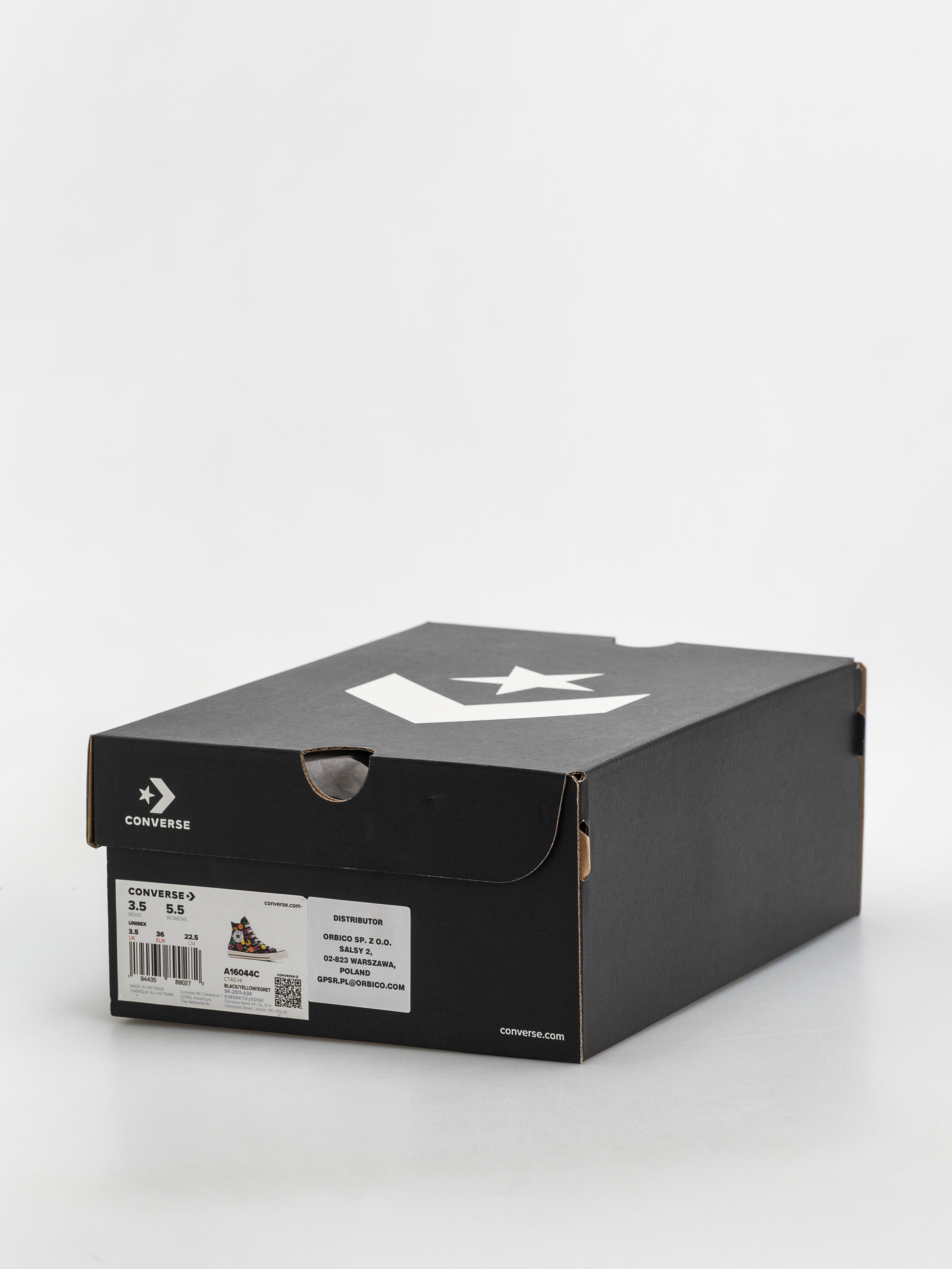 Кецове Converse Chuck Taylor All Star Hi (black/yellow/egret)