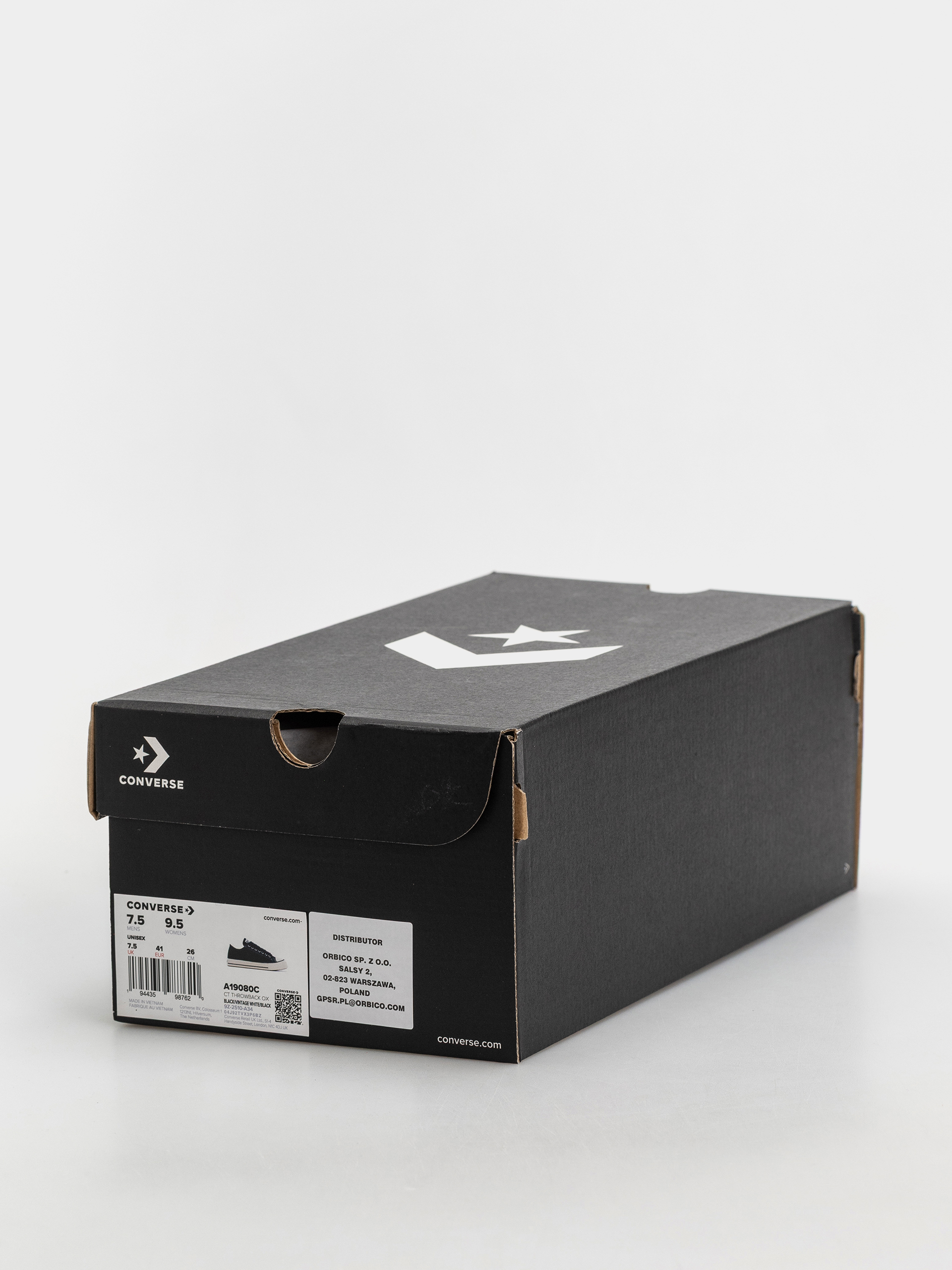 Кецове Converse Chuck Taylor Throwback Ox (black/vintage white)