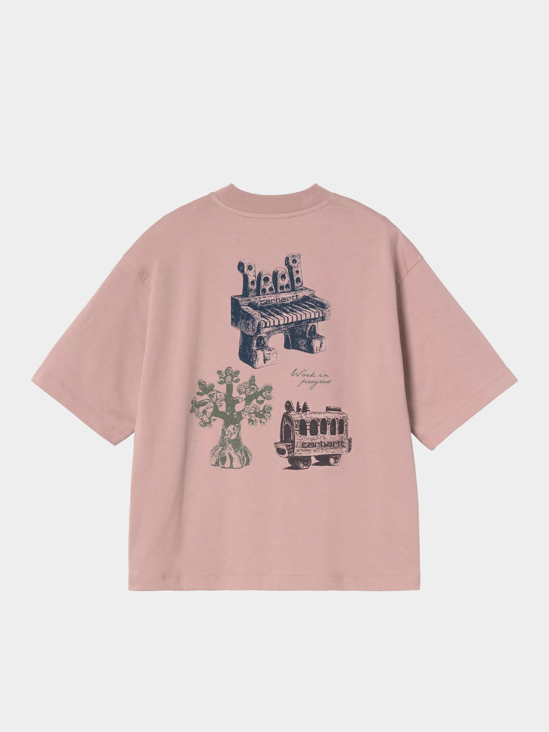 Тениска Carhartt WIP Forma Wmn (gentle pink)