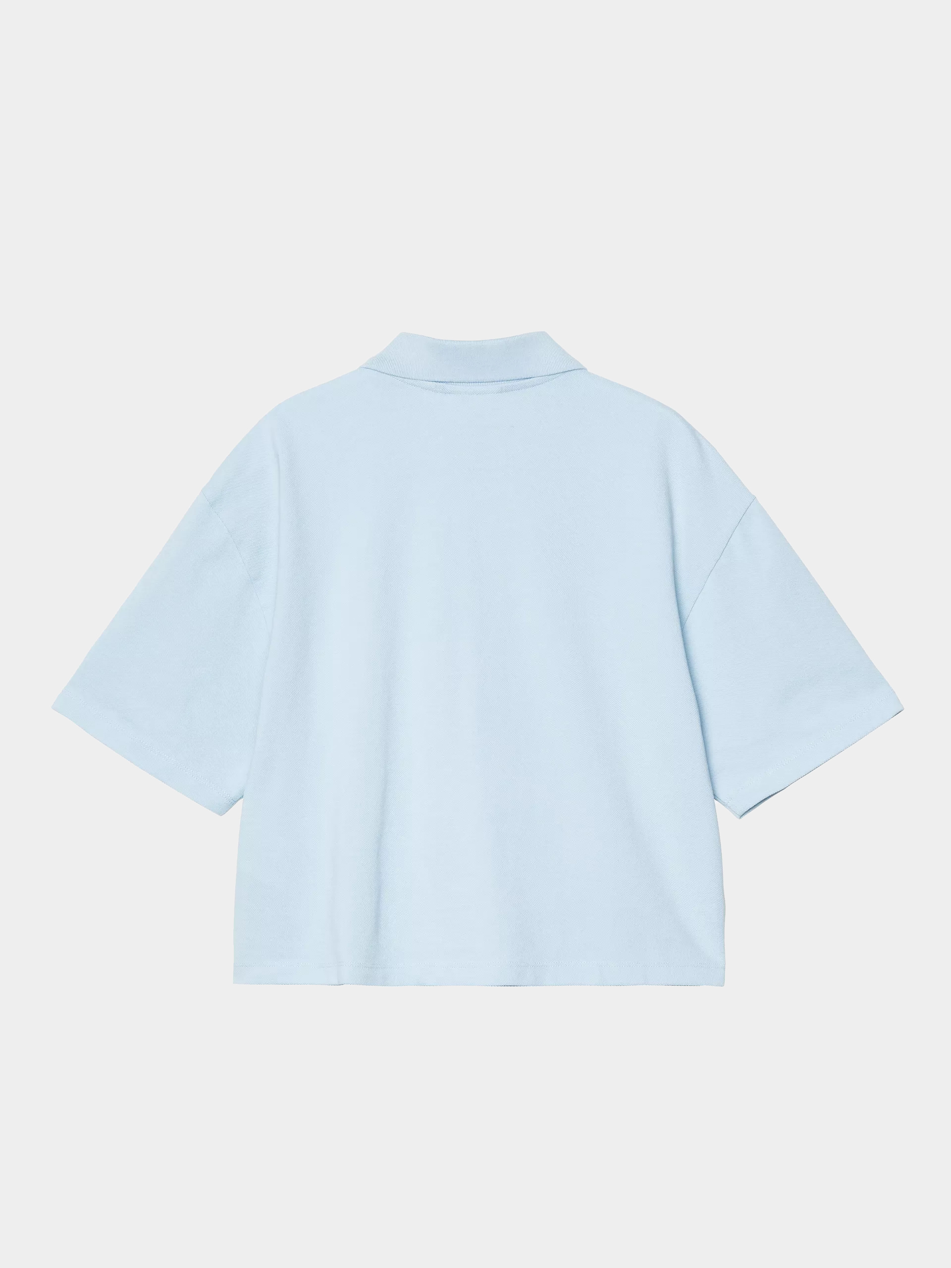 Тениска Carhartt WIP Script Polo Wmn (icaria/white)