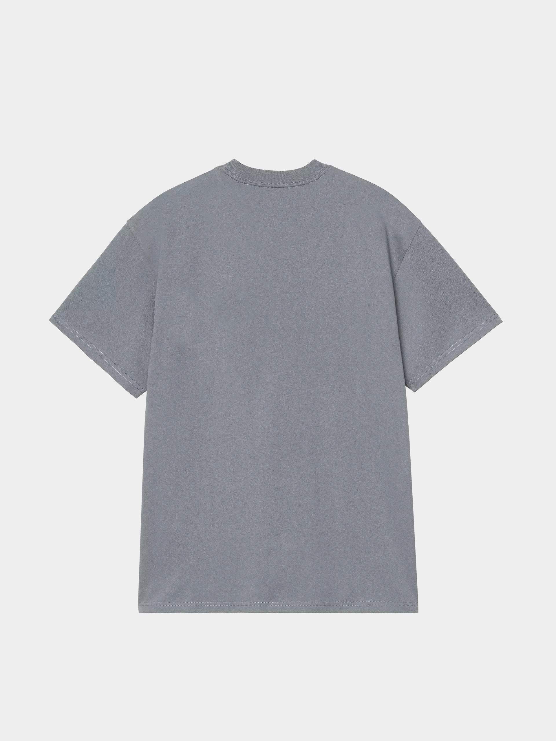 Тениска Carhartt WIP Longhand Pocket (cozy blue/white)