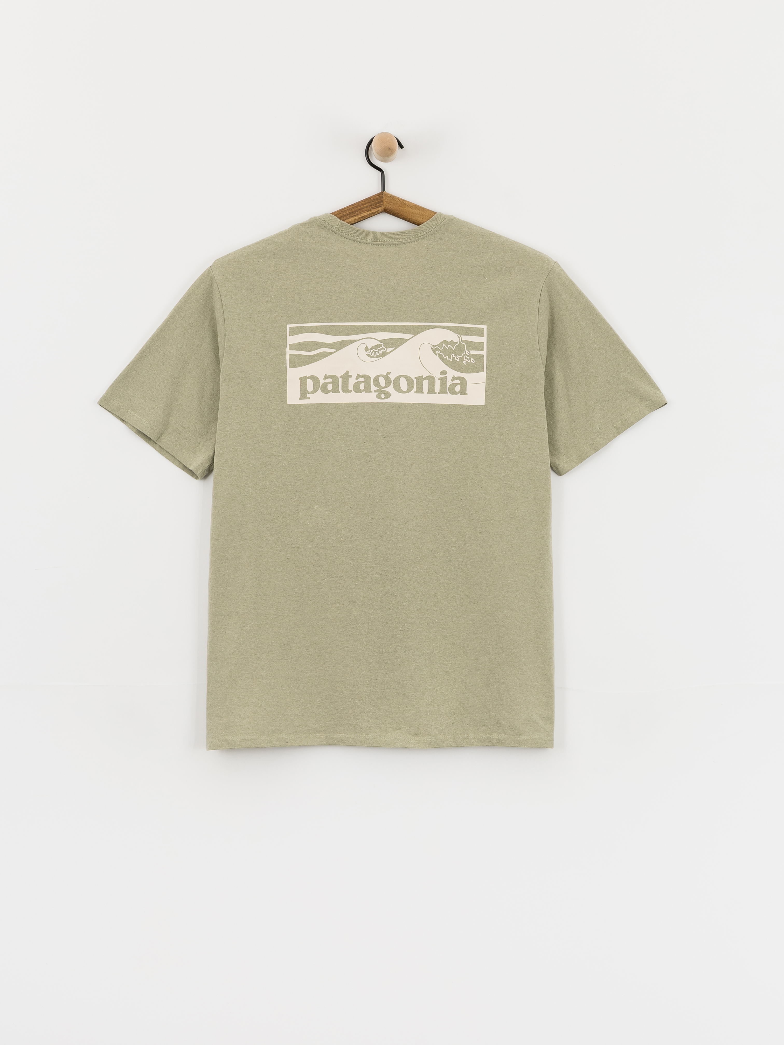 Тениска Patagonia Boardshort Logo Pocket Responsibili (gumtree green)