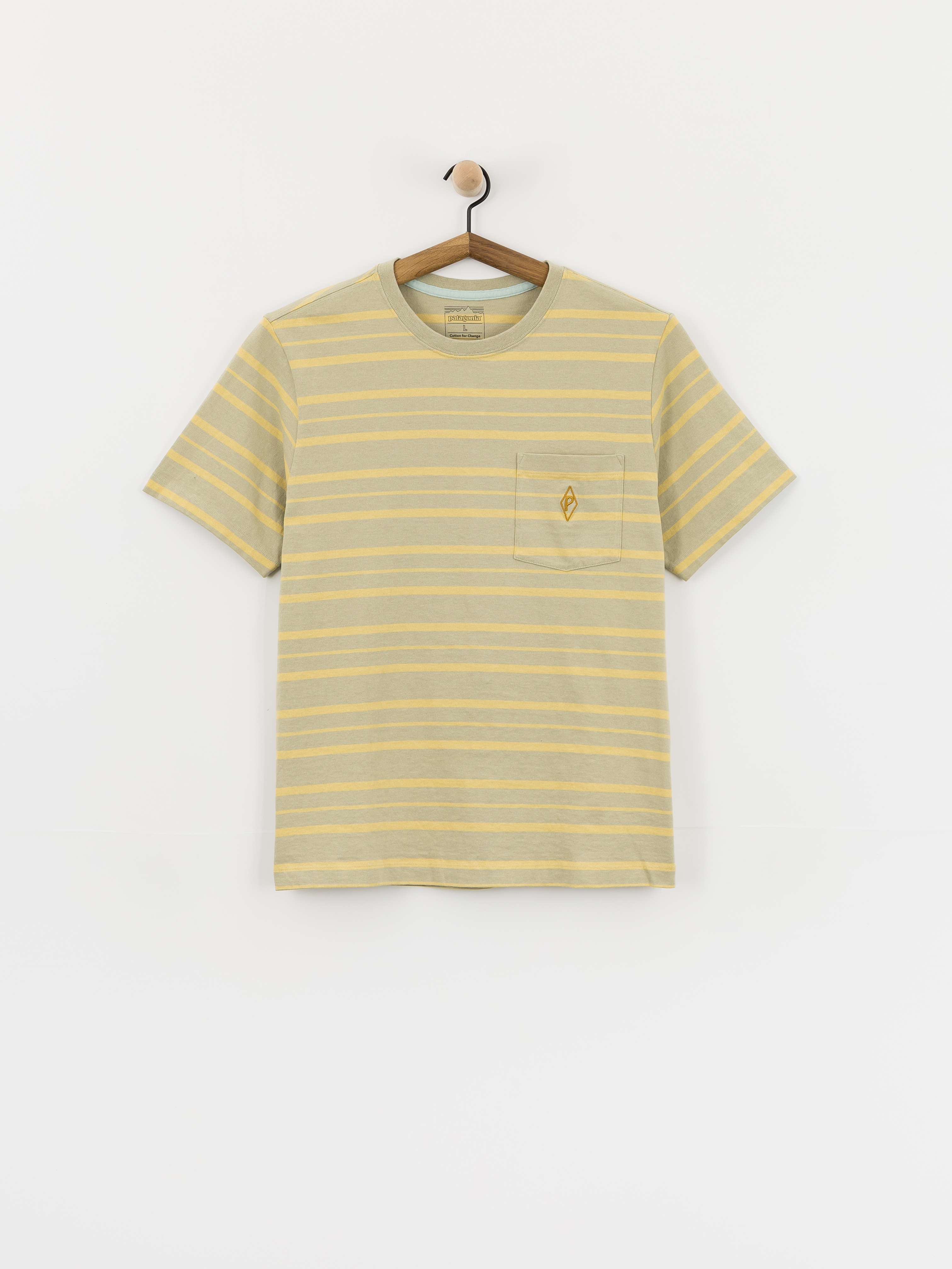 Тениска Patagonia Midweight Water People Mark Pocket (steep face/weathered stone)