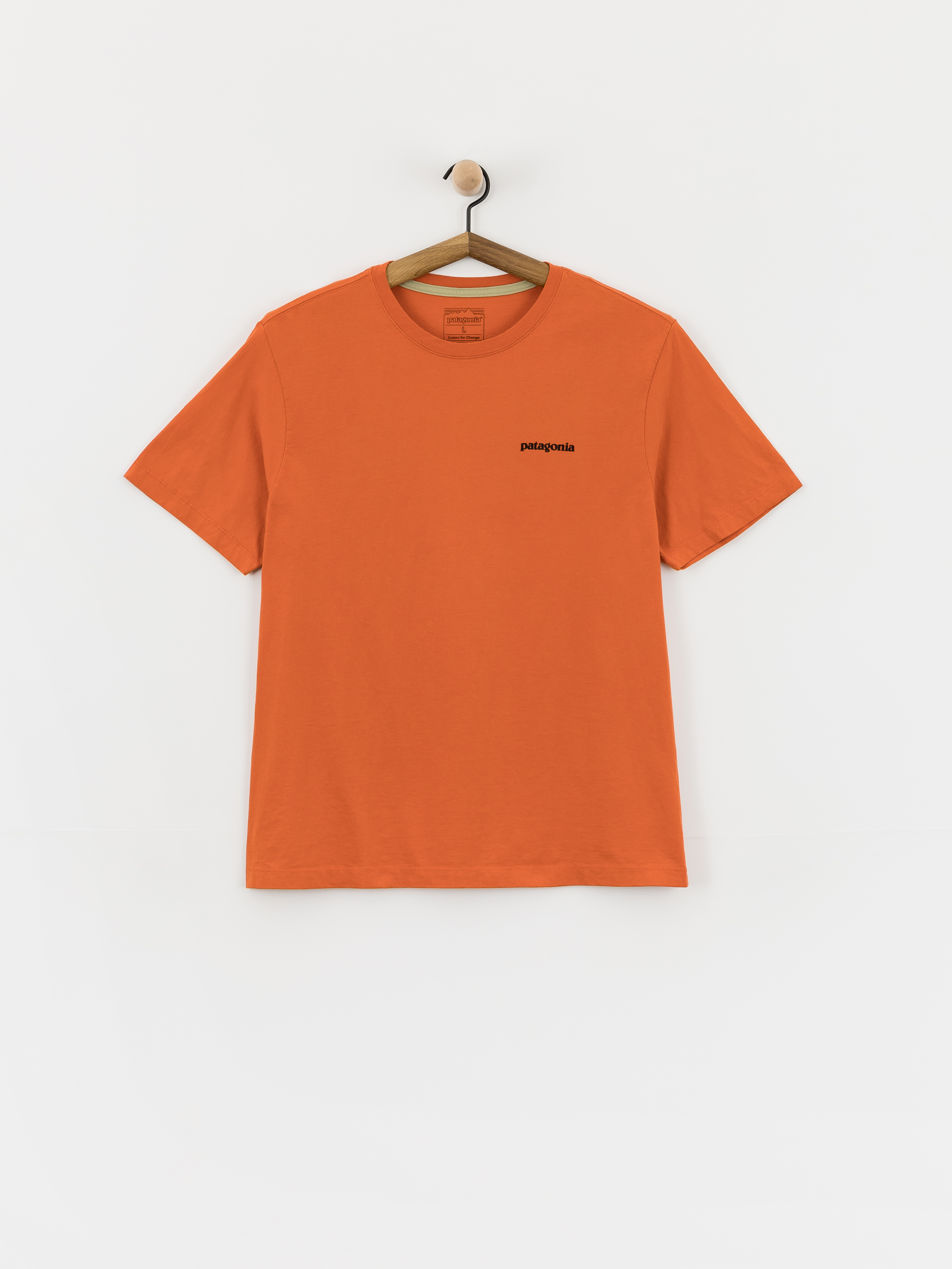 Тениска Patagonia P 6 Logo (coal orange)