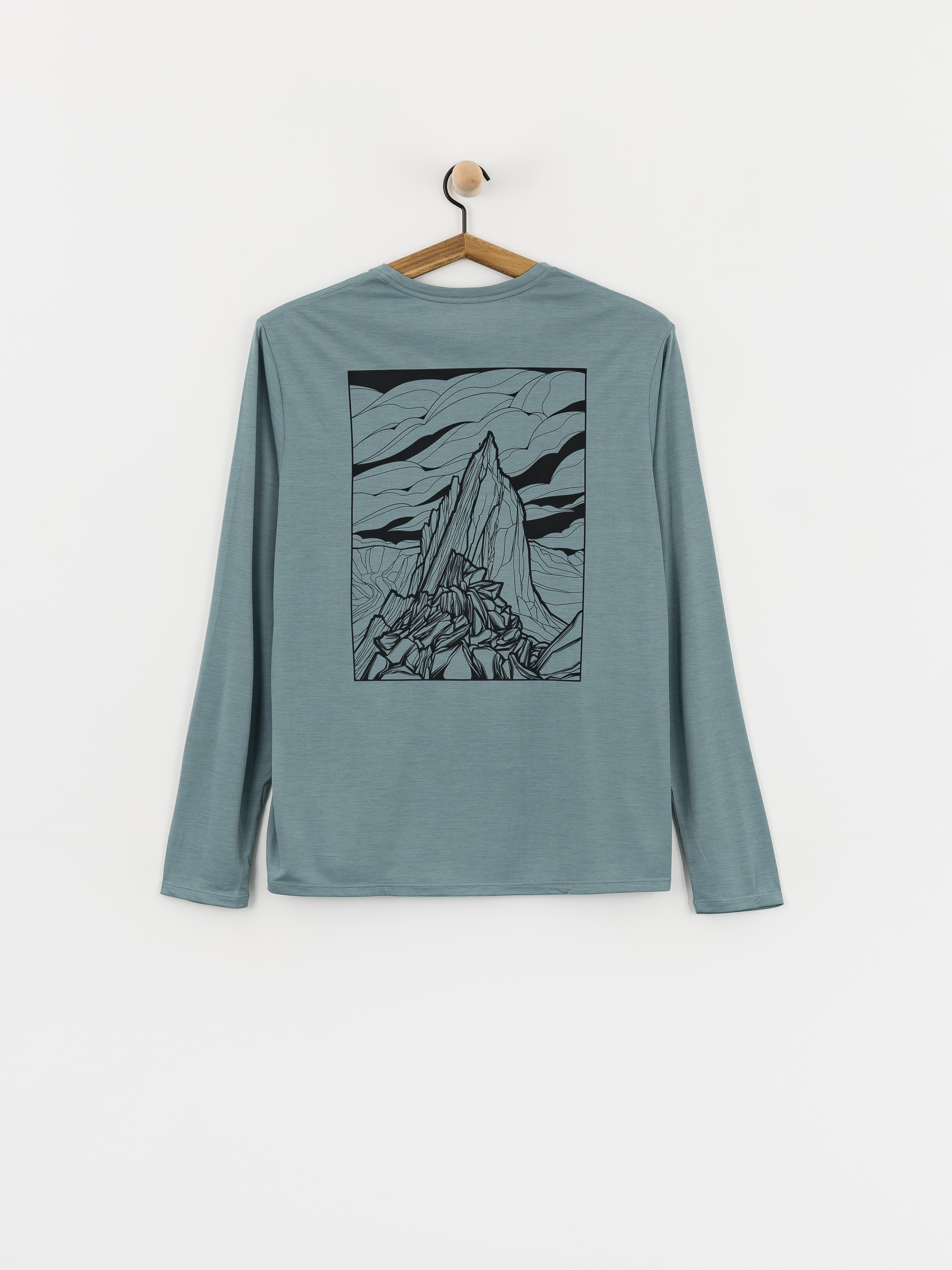 u0411u043bu0443u0437u0430 Patagonia Capilene Cool Cloud Crag (blue sage/light blue sage)