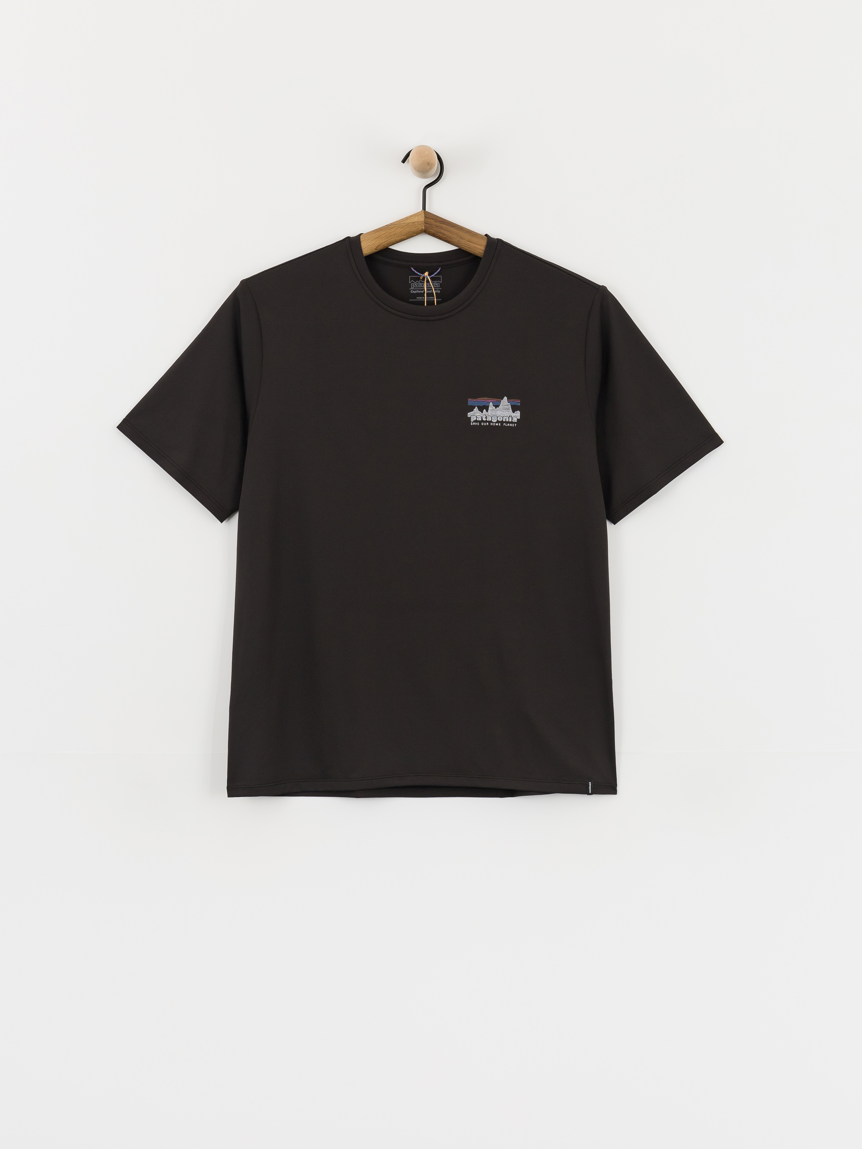 Тениска Patagonia Capilene Cool '73 Skyline (black)