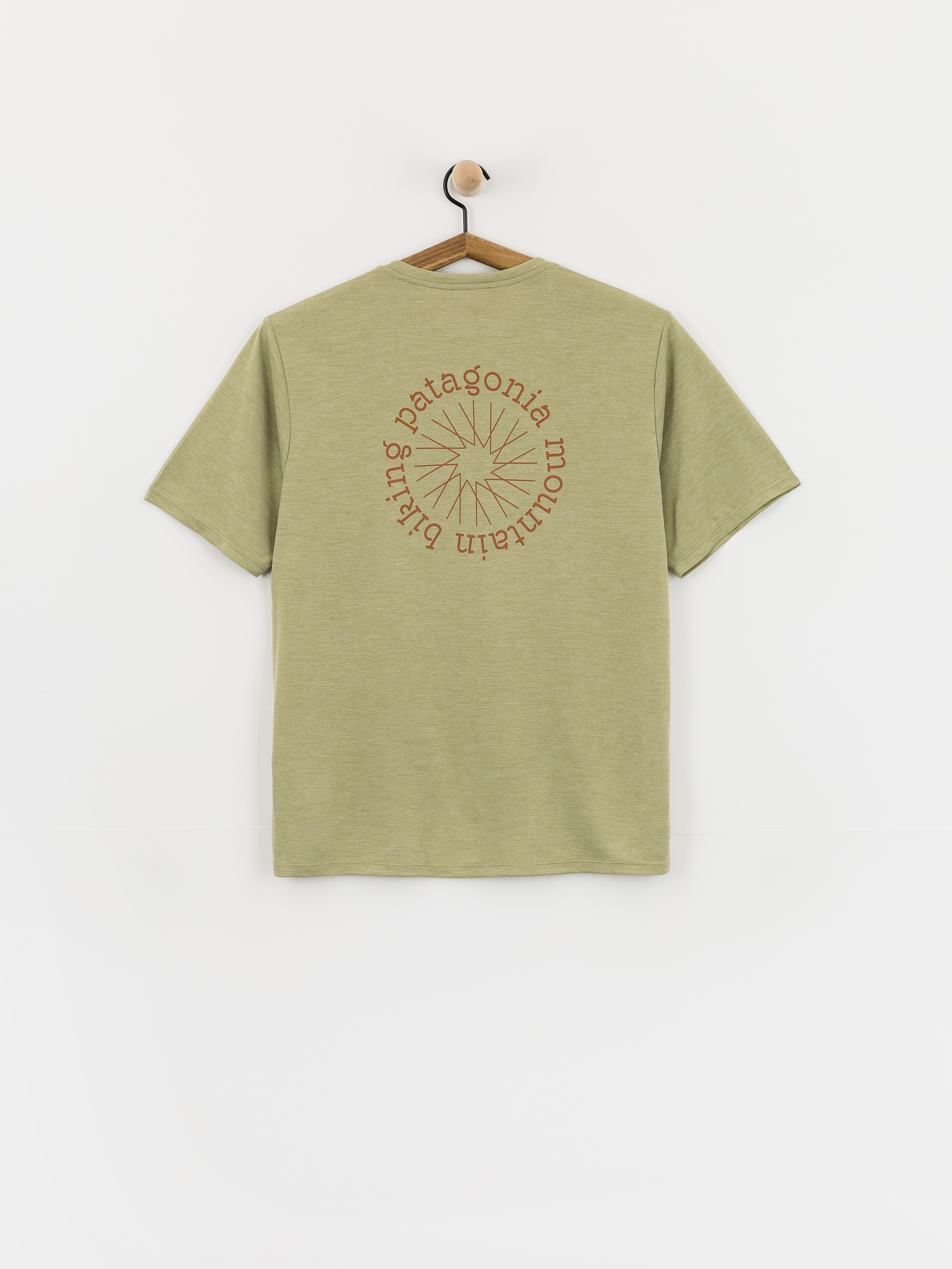 Тениска Patagonia Capilene Cool Spoke Stencil (gumtree green/light gumtree green)