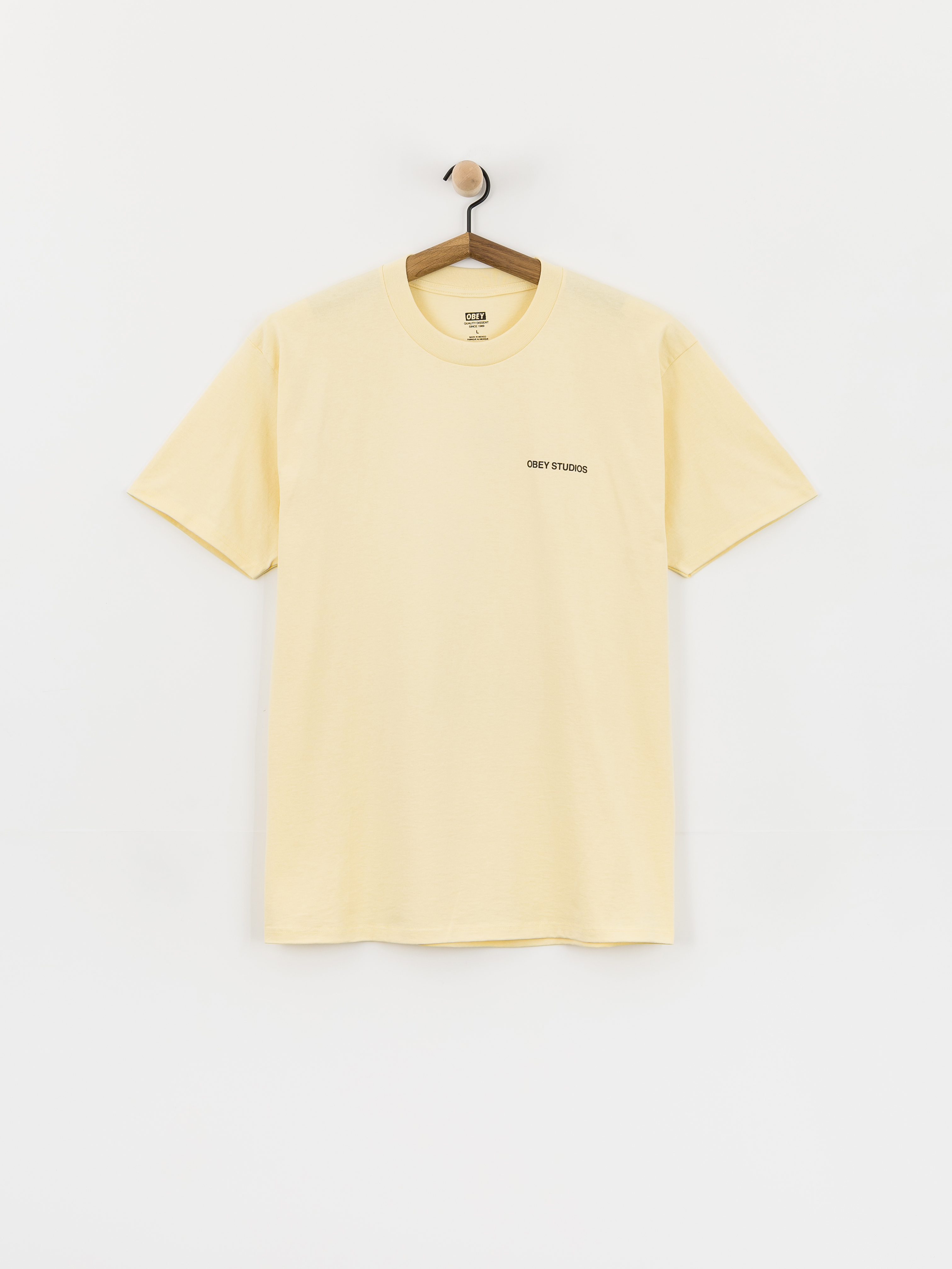 Тениска OBEY Moves Of Life (pale yellow)