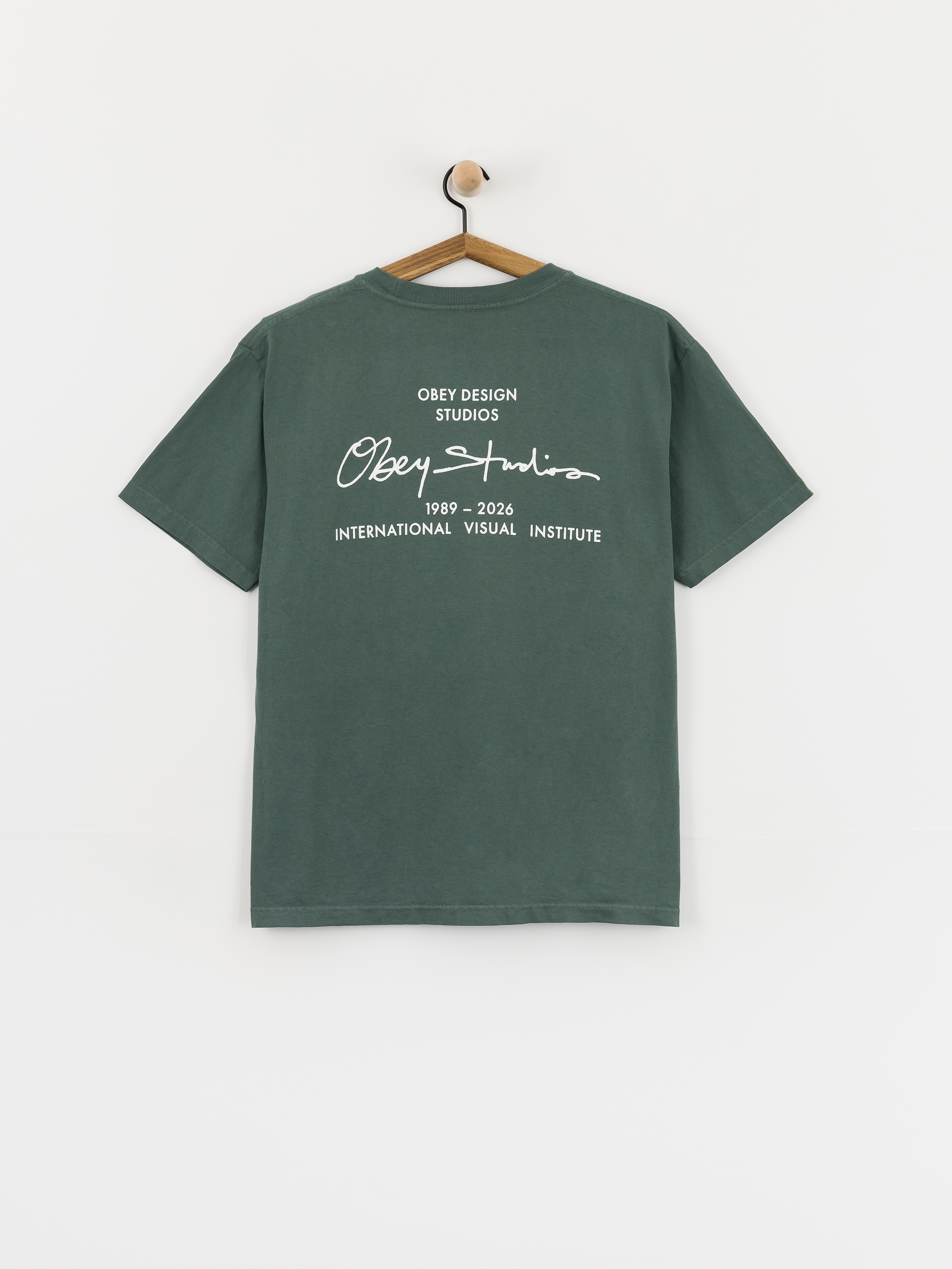 Тениска OBEY Institute (pigment rainforest)