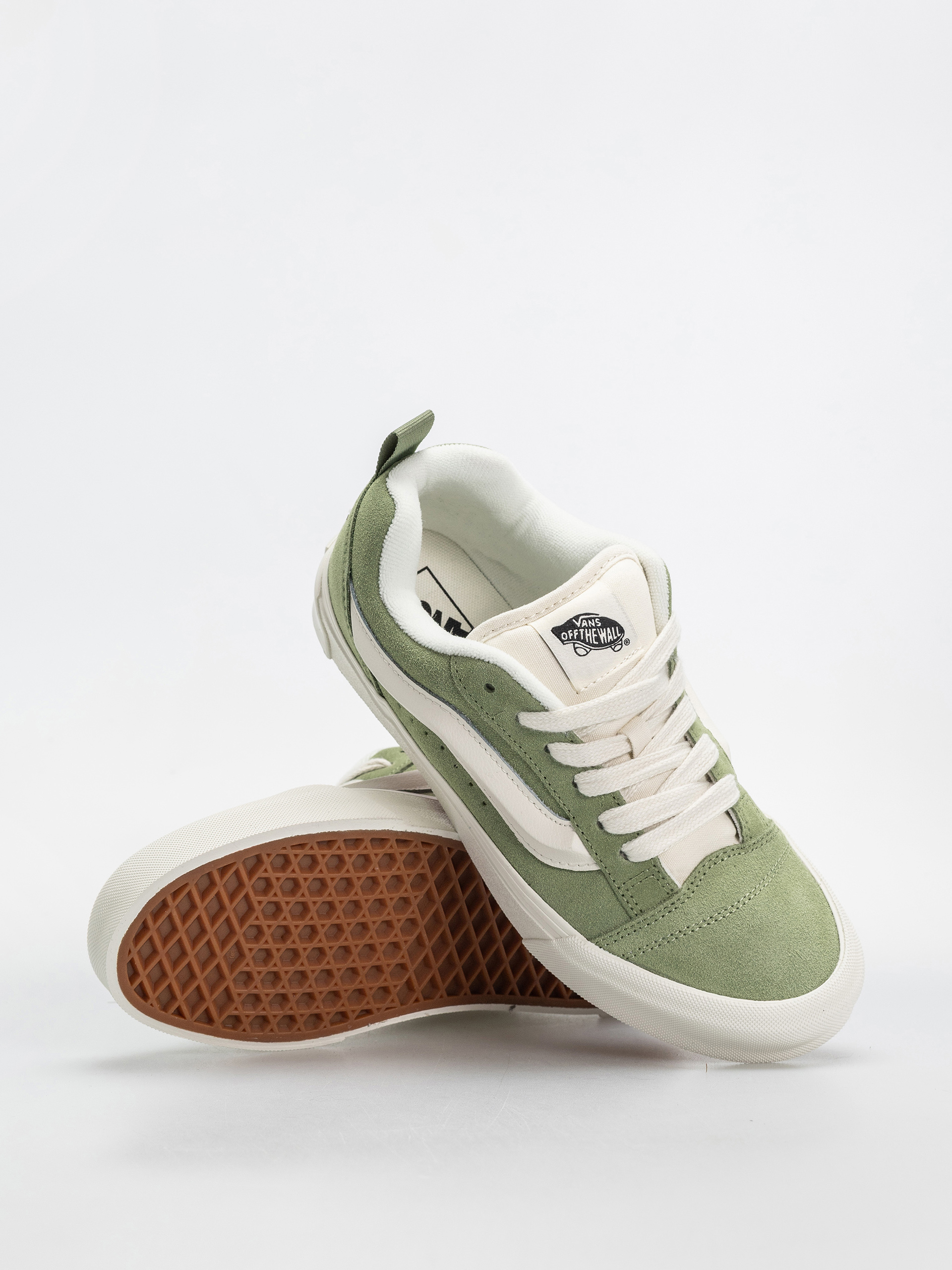 Обувки Vans Knu Skool (suede neutral olive)