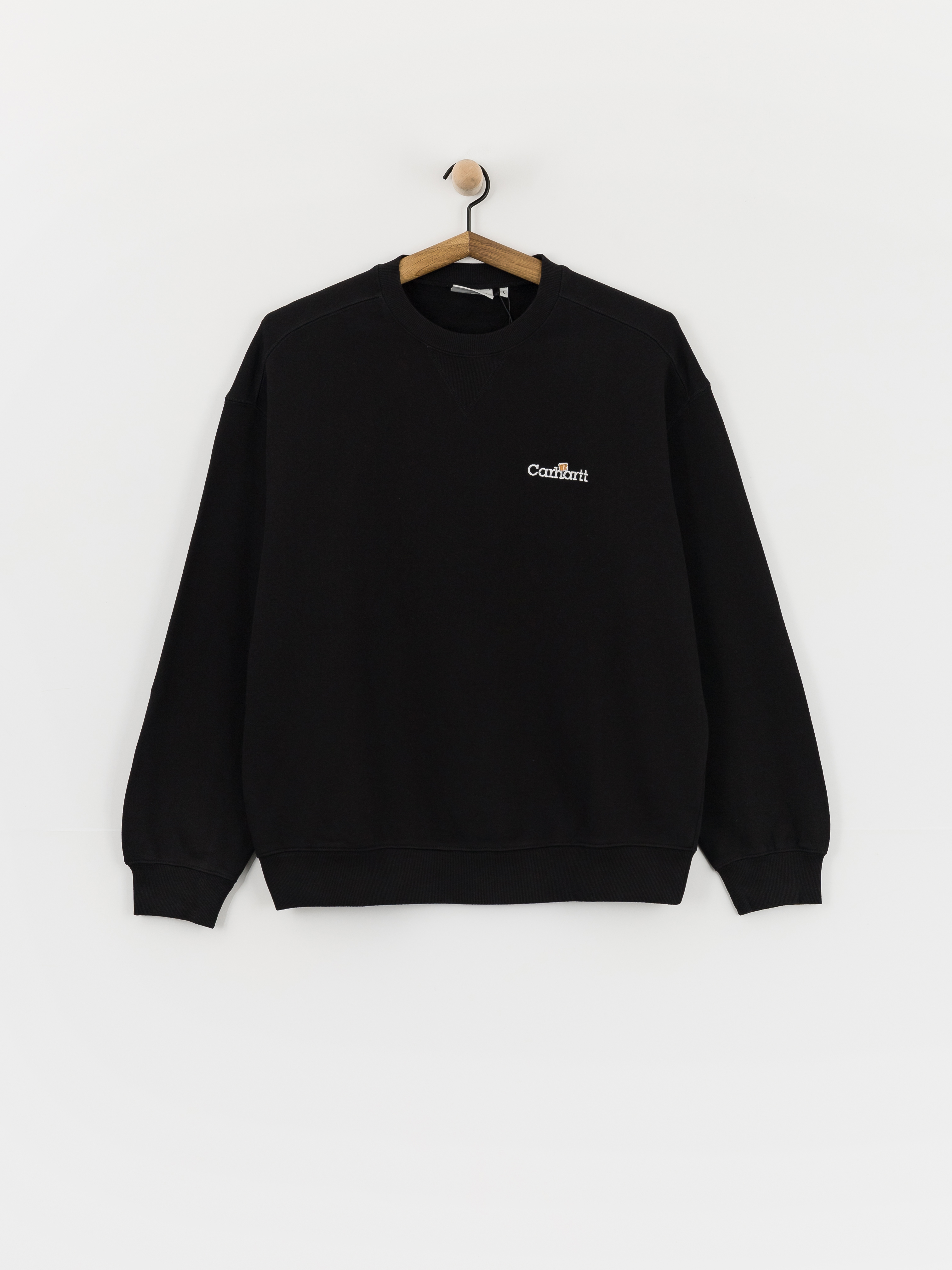 Суитшърт Carhartt WIP WIP Label (black)