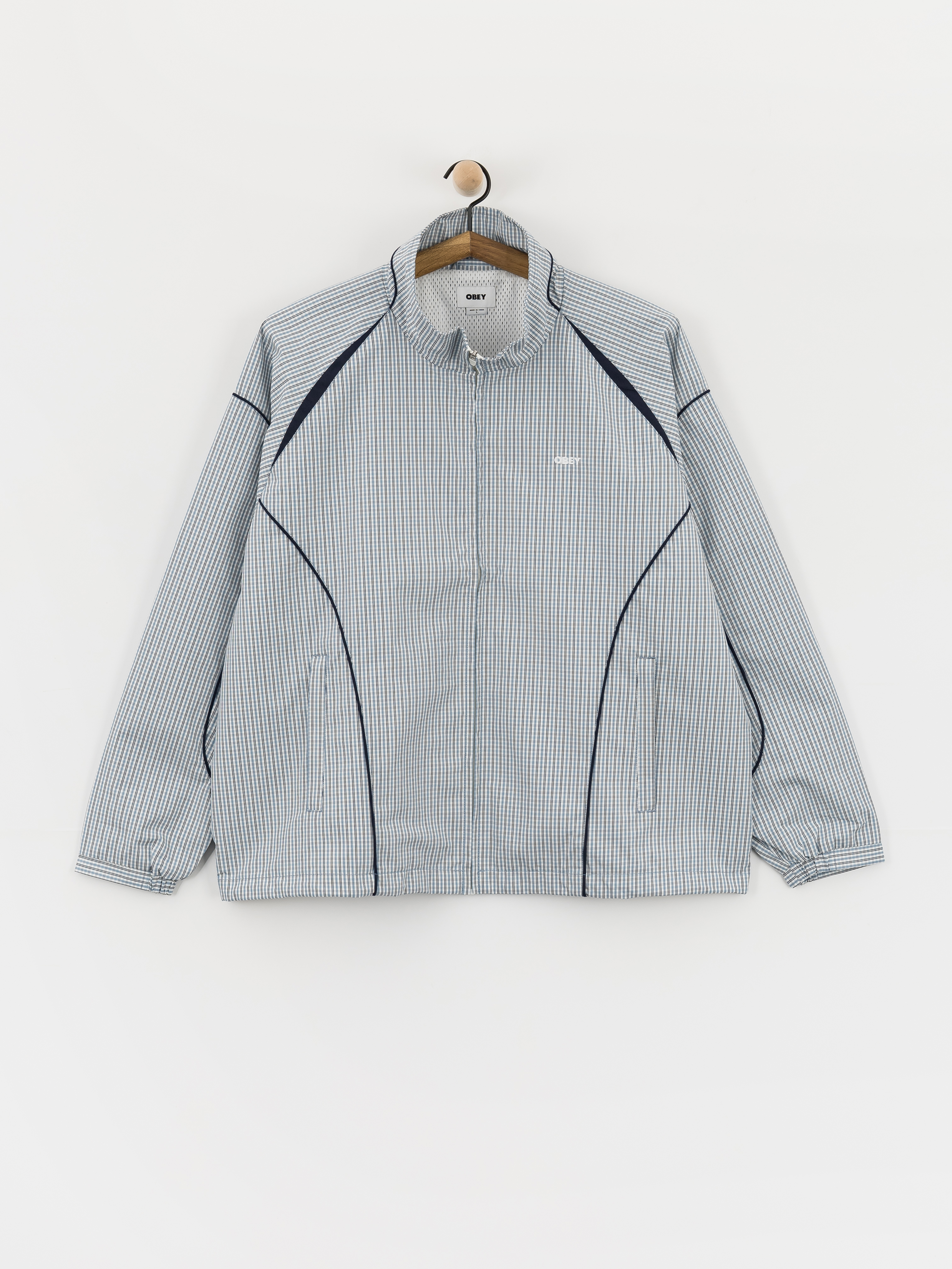 Яке OBEY Practice Windbreaker (plaid multi)