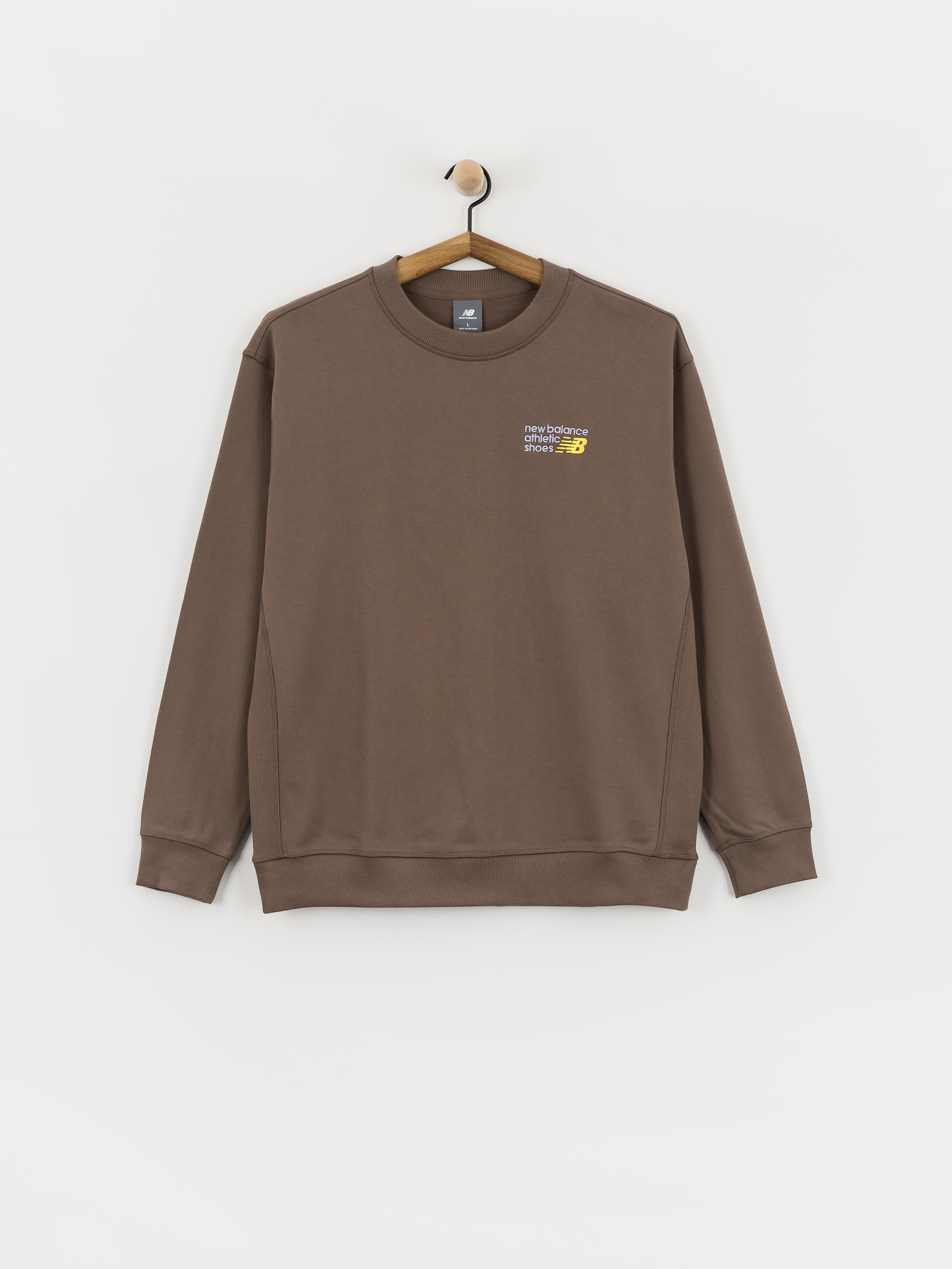 Суитшърт New Balance Athletics Premium Logo Crew (cortado)