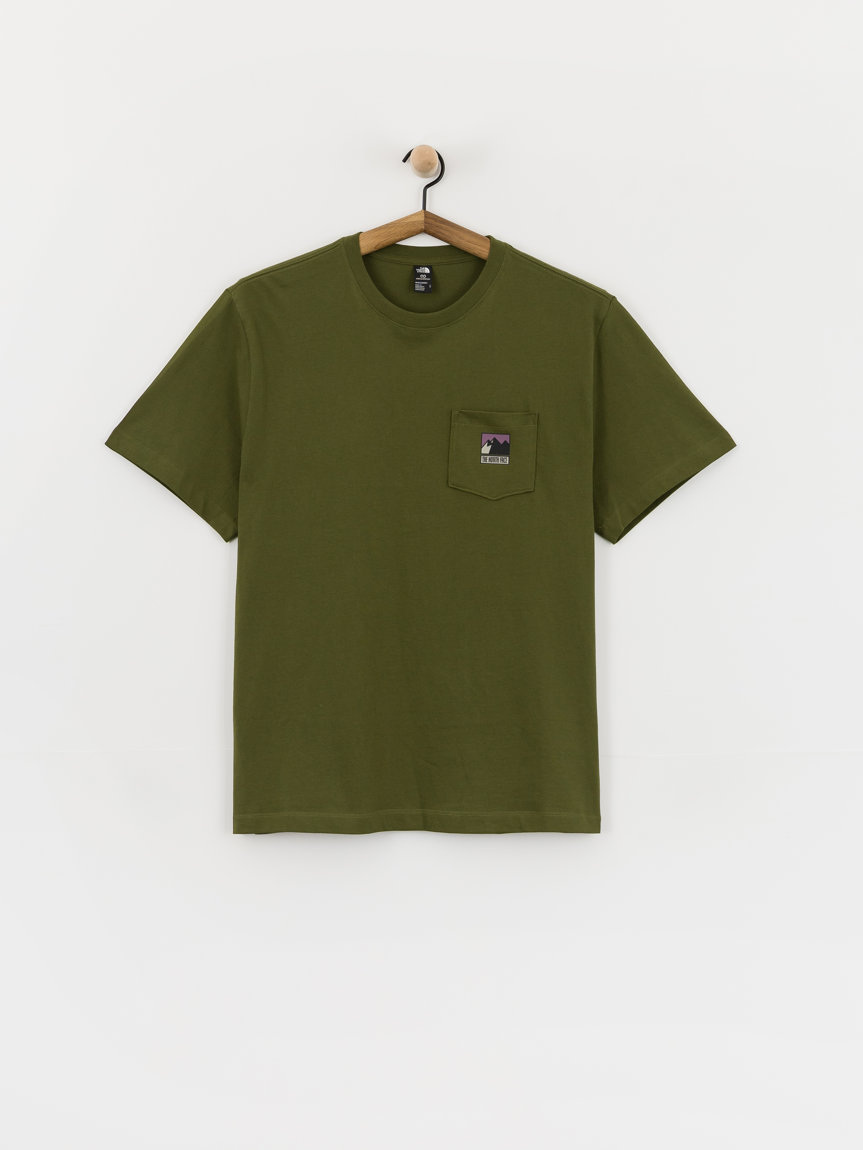 Тениска The North Face Mountain Logo Relaxed (woodland green)