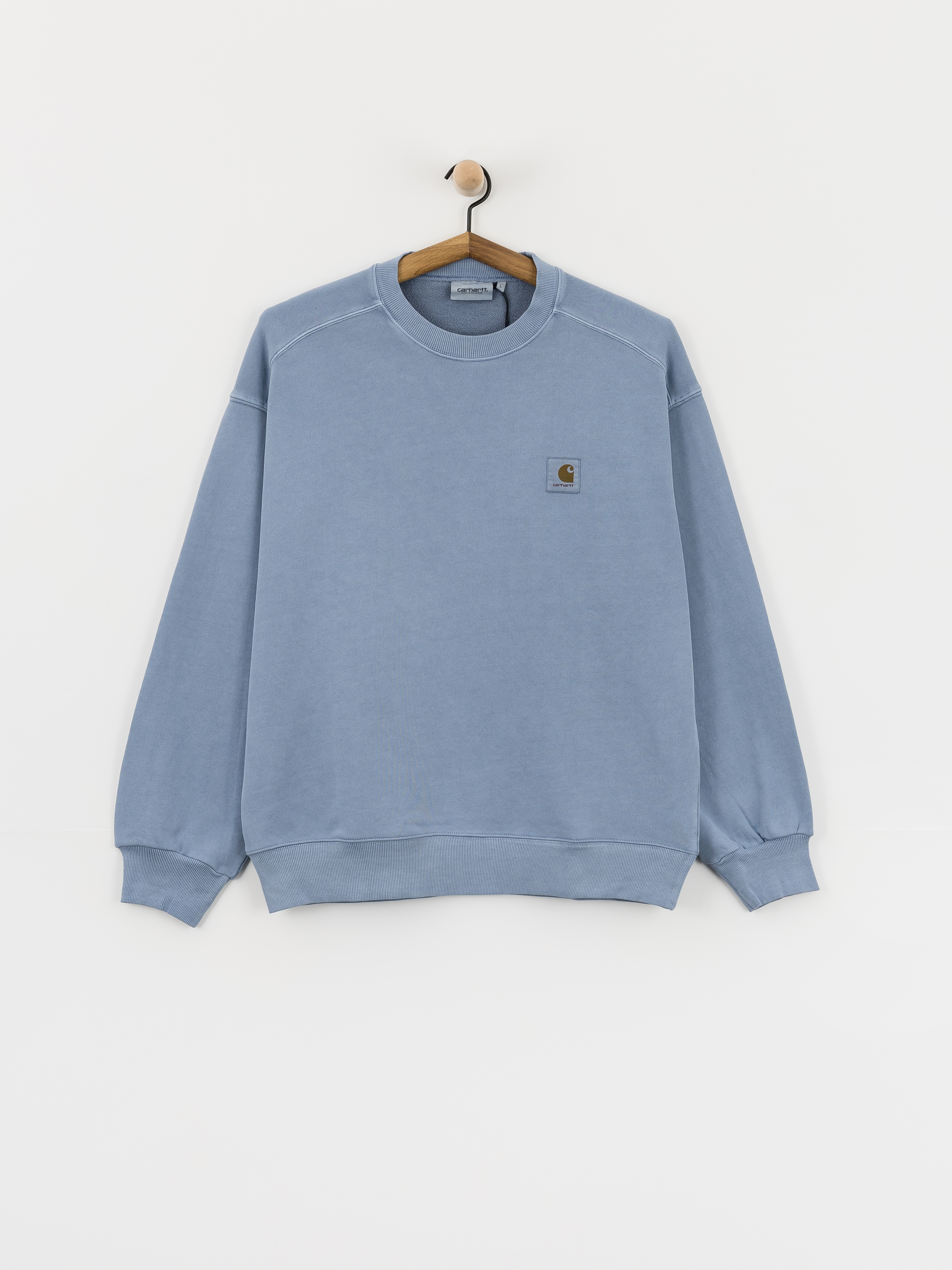 Суитшърт Carhartt WIP Nelson (gentle blue)