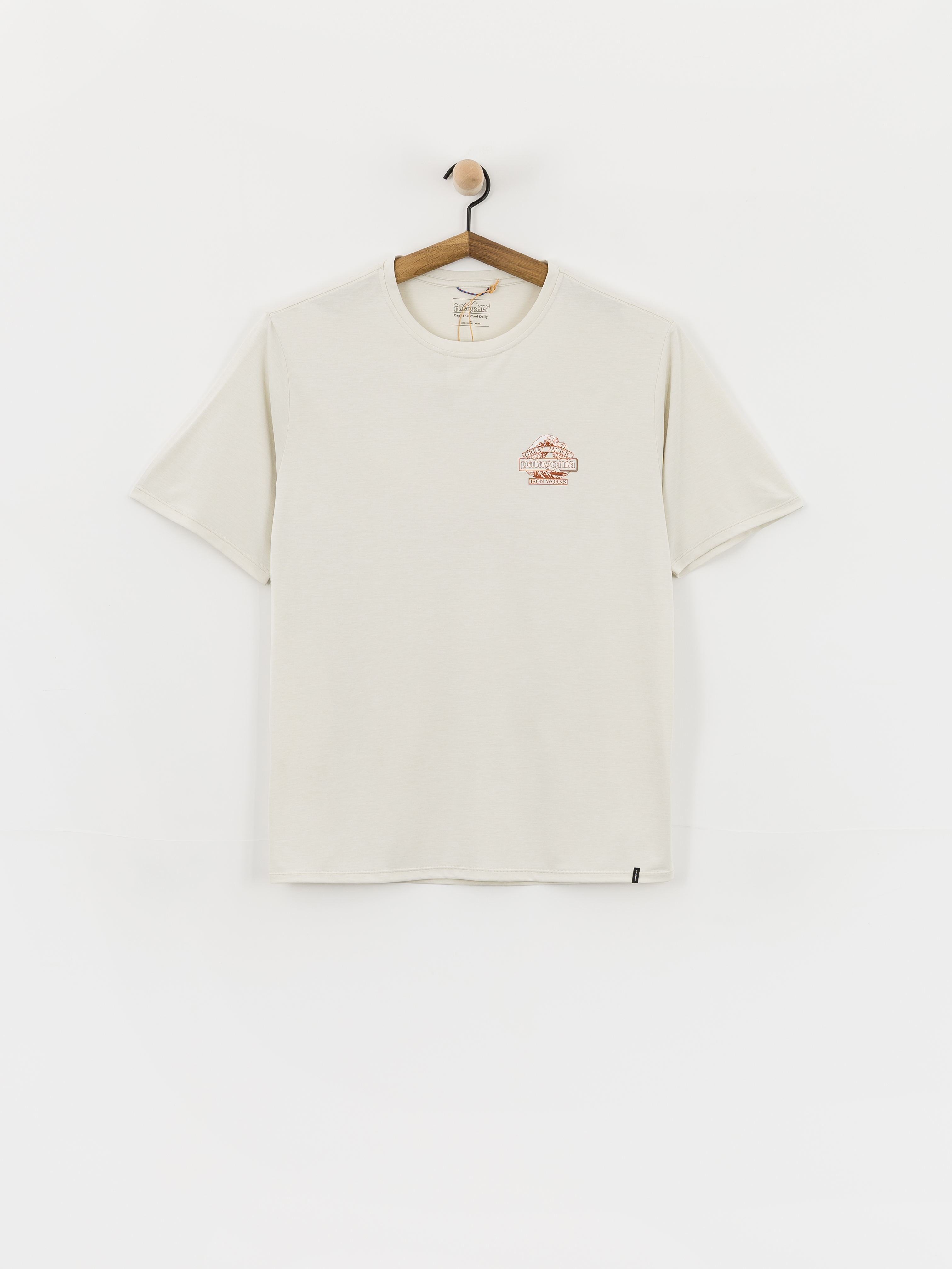 Тениска Patagonia Capilene Cool Great Waves (dyno white)